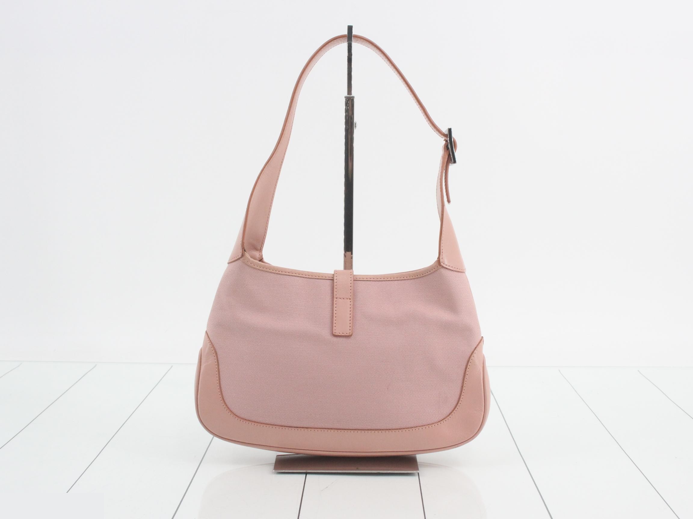 One-shoulder bag, pink, leather — view 2