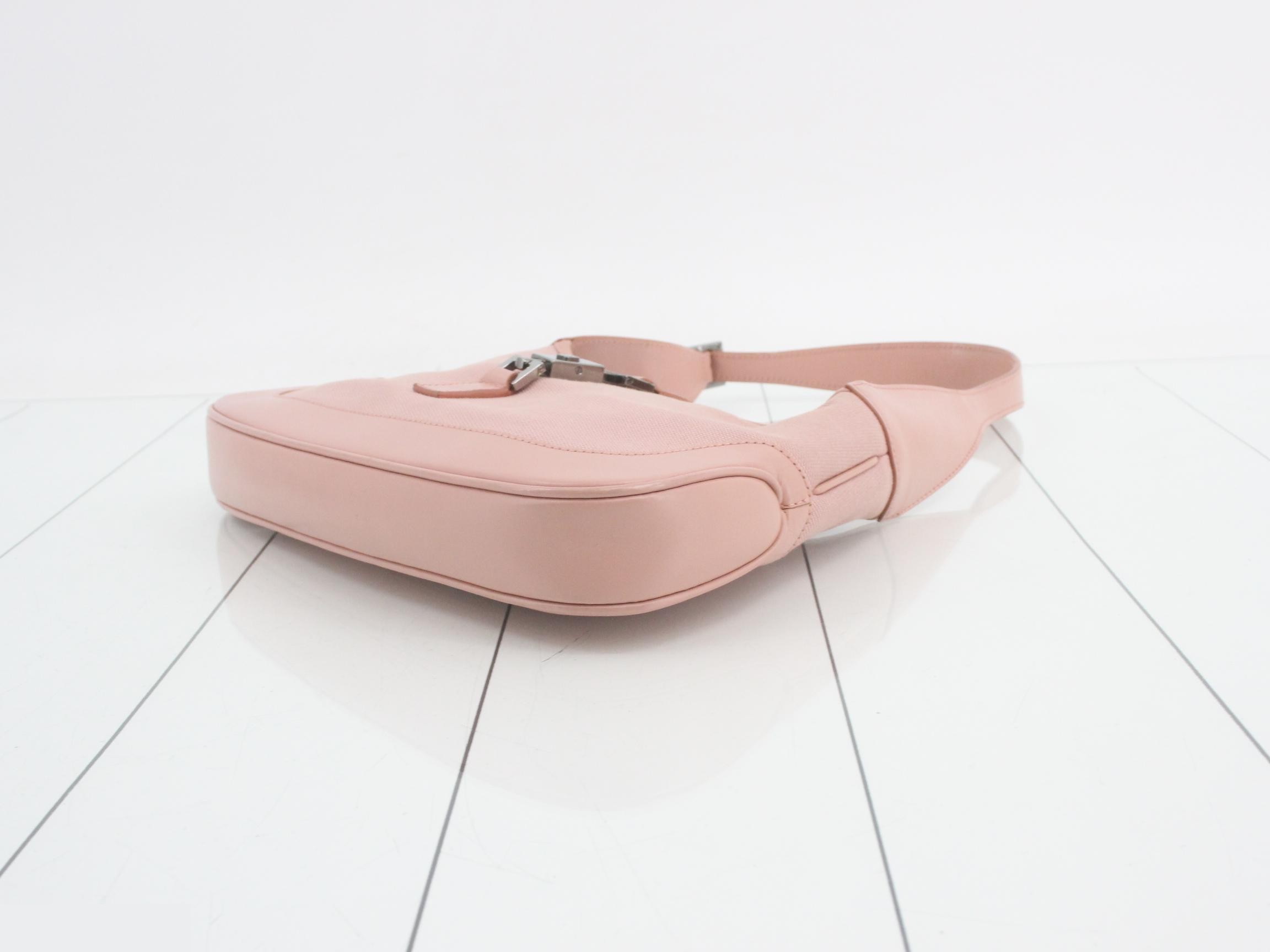 One-shoulder bag, pink, leather — view 6