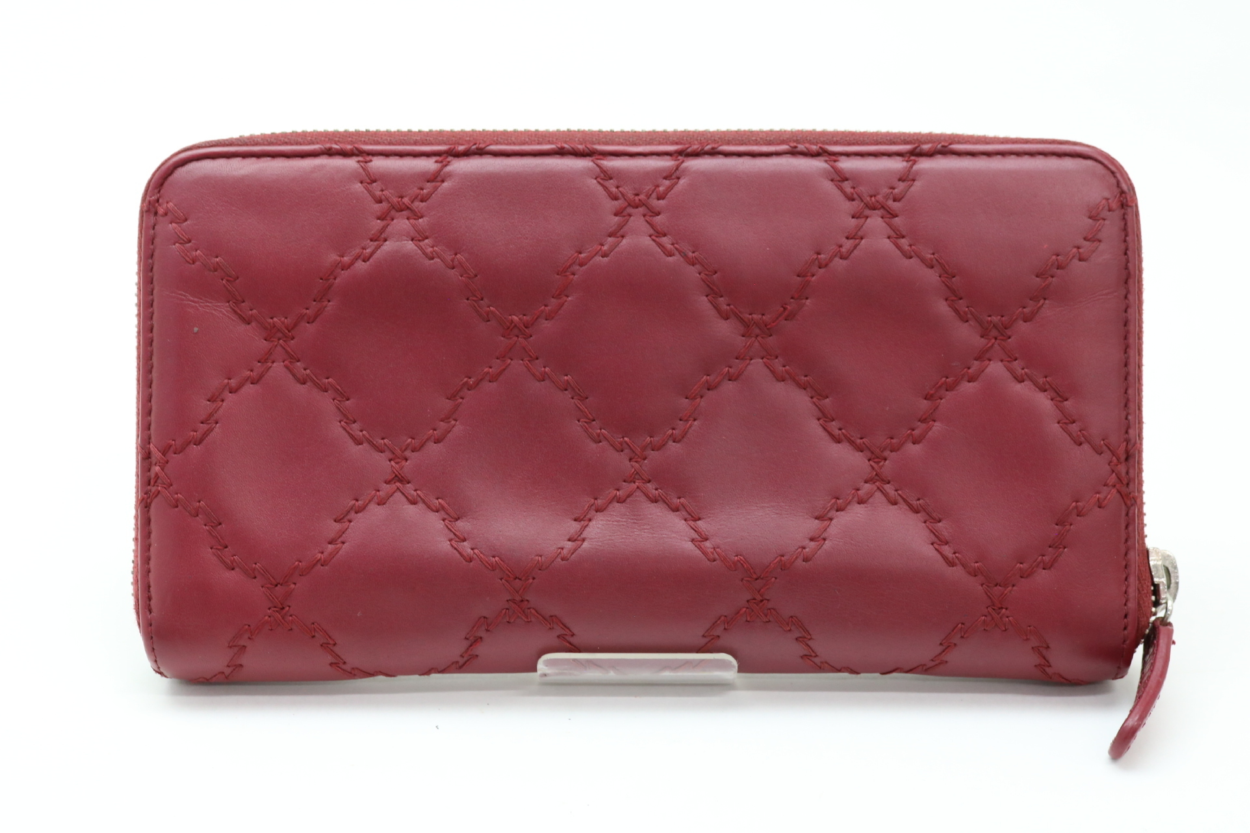 Lambskin Ultra Stitch Coco Mark Wallet — view 2