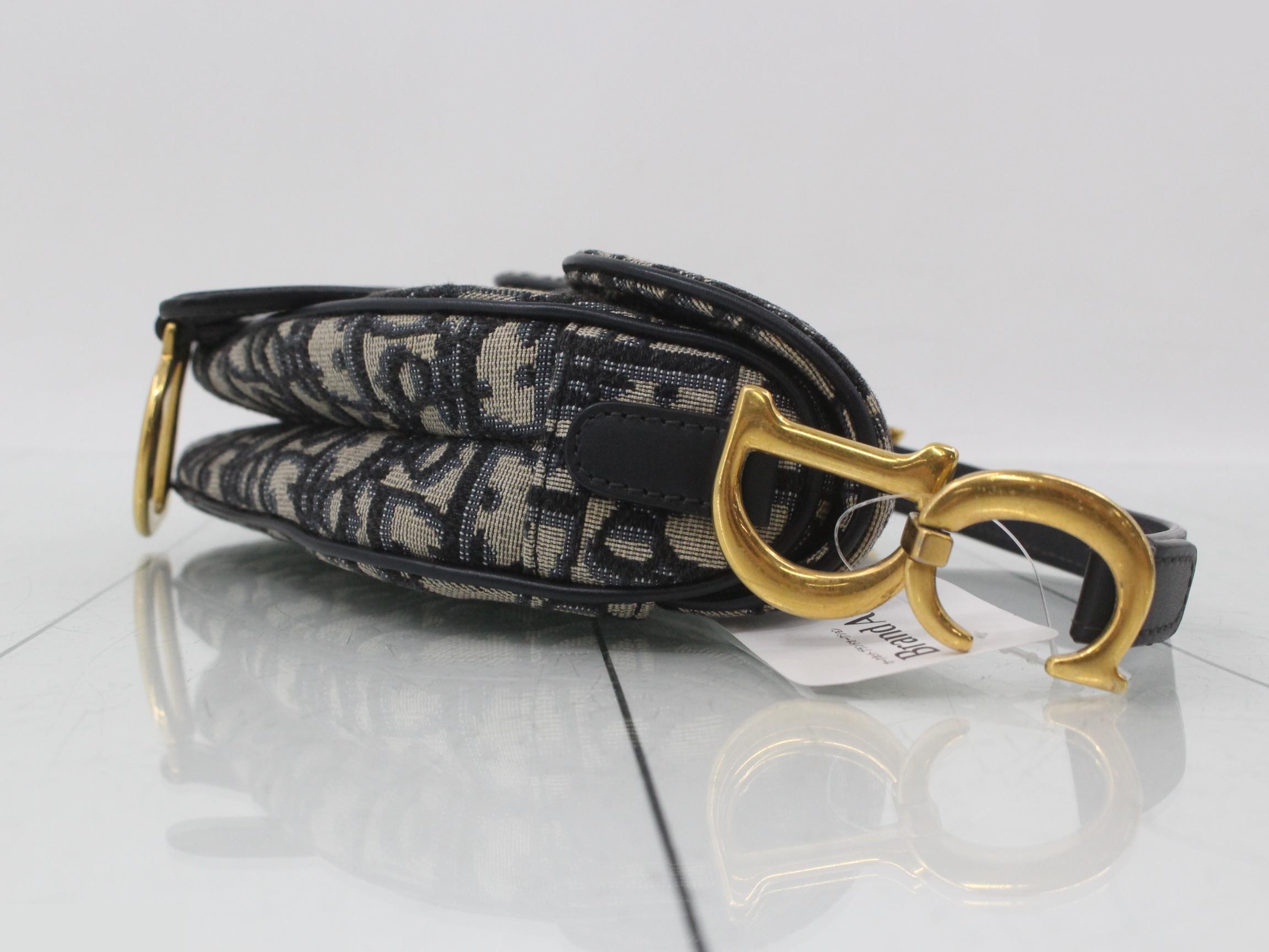 Saddle Trotter/Oblique Canvas Handbag — view 3