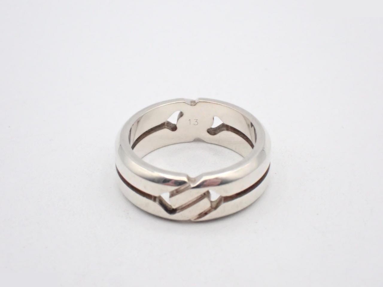 Knot Infinity Ring, Sterling Silver (925), 6.6g — view 2