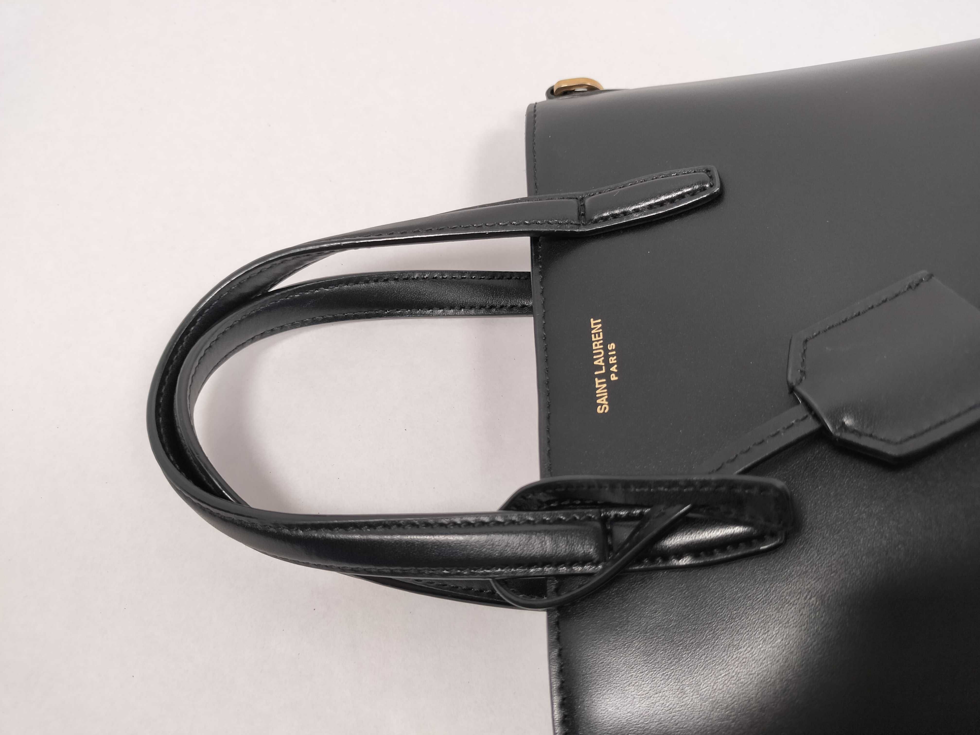 Mini Toy Shopping Leather 2-Way Handbag, Black, 773995 (Handbag) — view 3