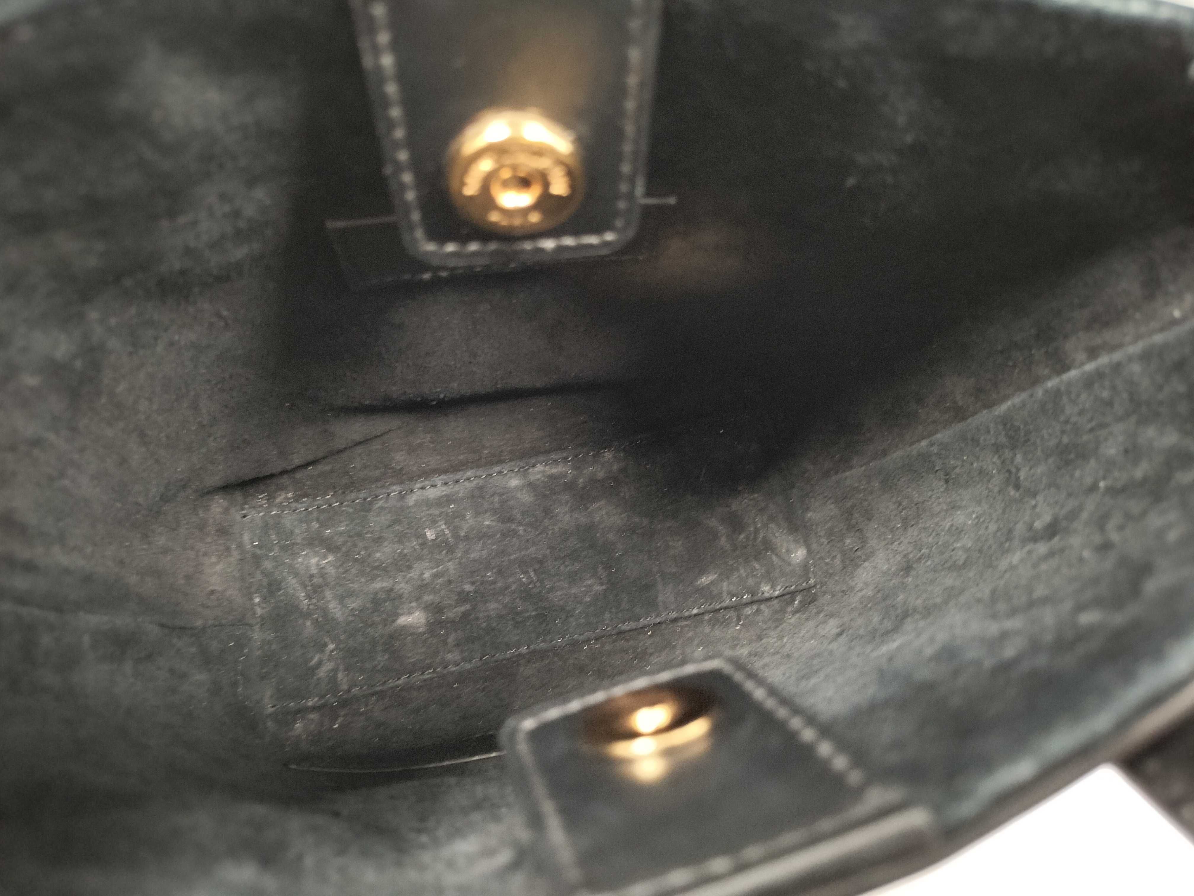 Mini Toy Shopping Leather 2-Way Handbag, Black, 773995 (Handbag) — view 9