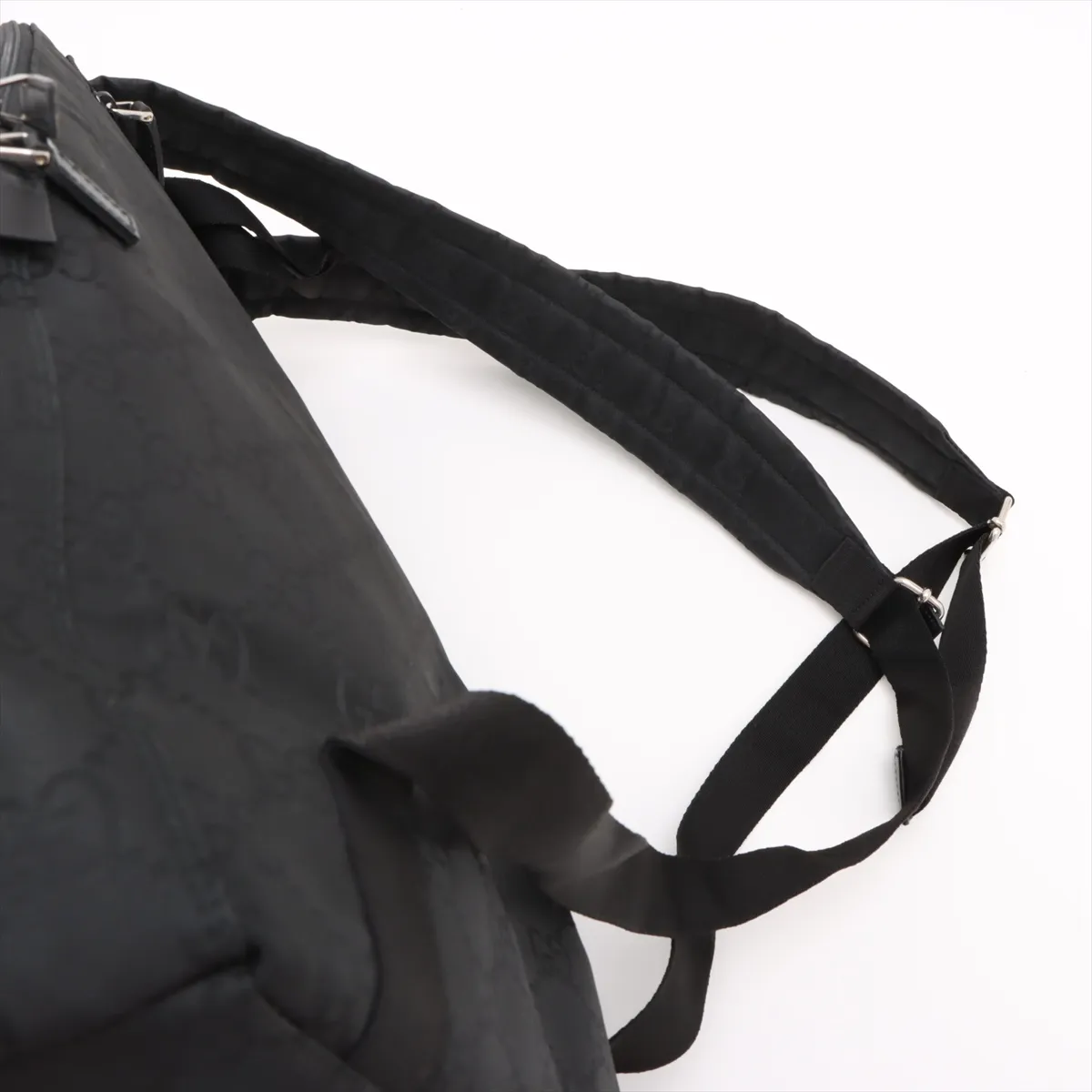 GG nylon backpack/rucksack black 112250 outlet mark — view 6