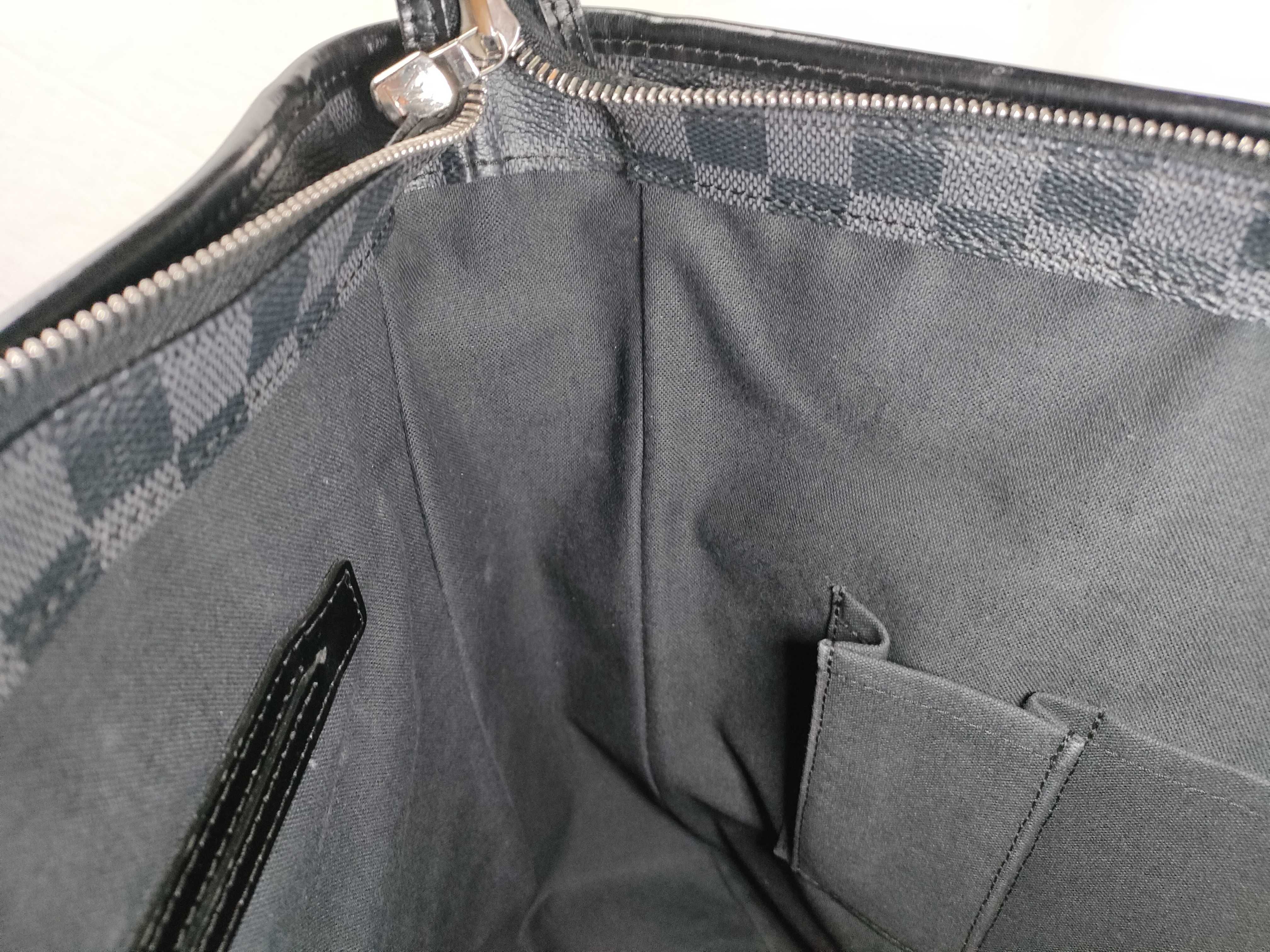 Damier Graphite Tadao Tote Bag Shoulder Bag Serial Shoulder Bag — view 11