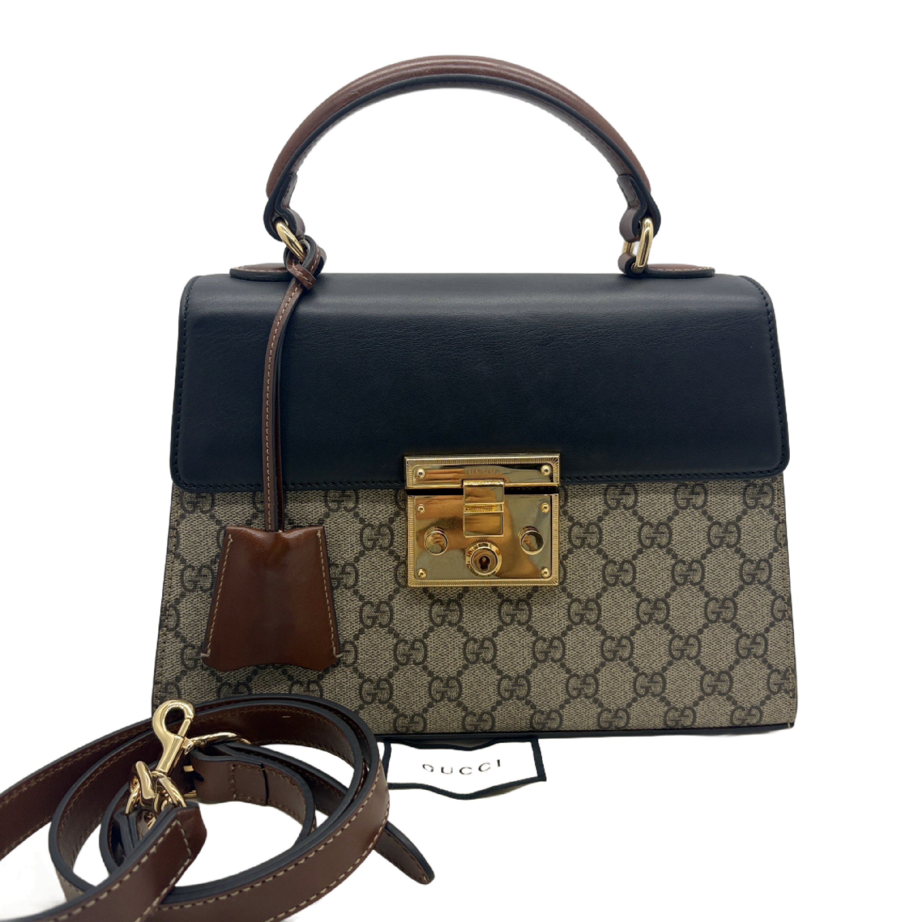 GG Supreme Padlock Chain Shoulder Bag