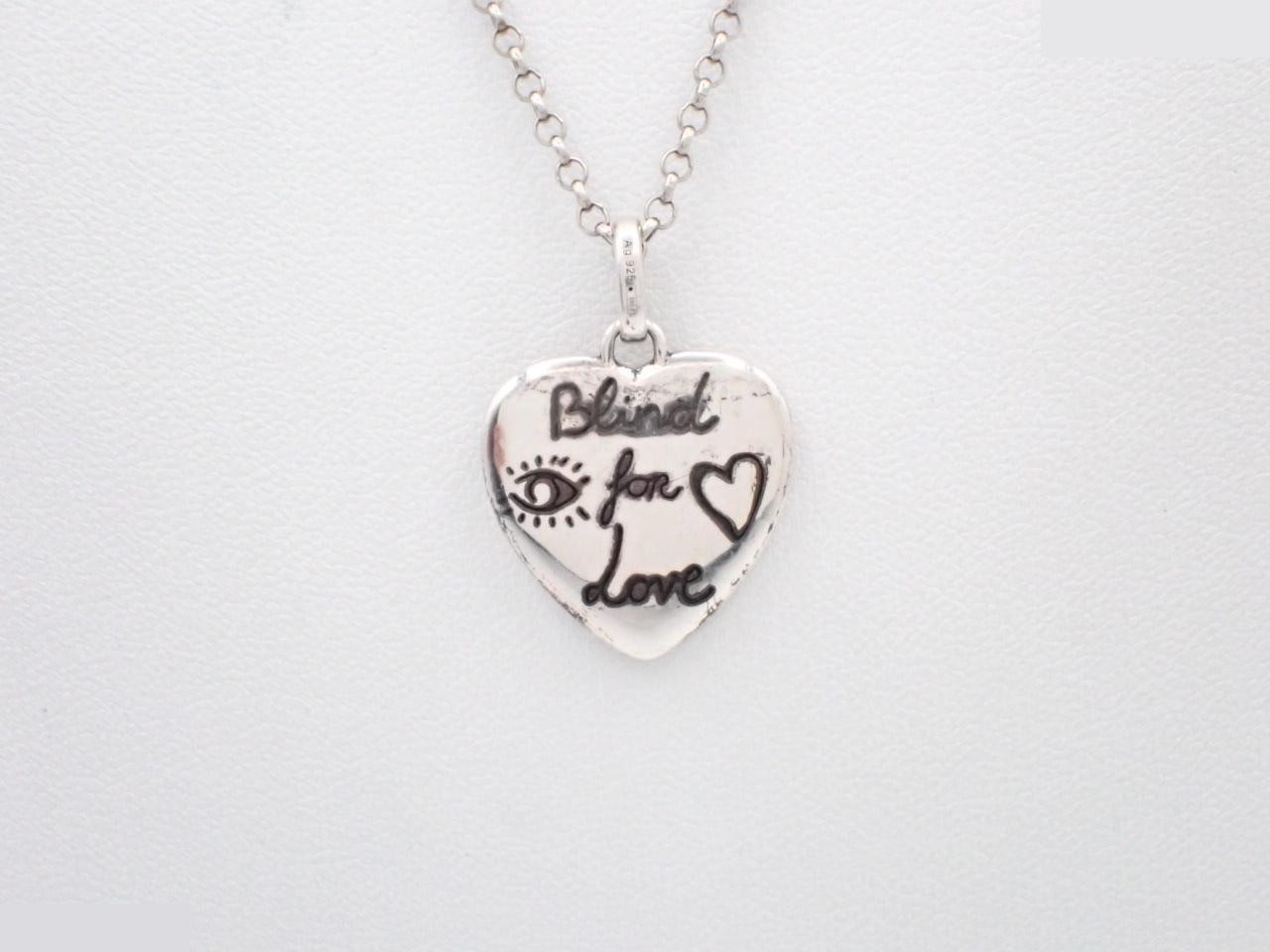 Heart Blind for Love, Ag925, Weight 12.4g, Box and Storage Bag — view 2