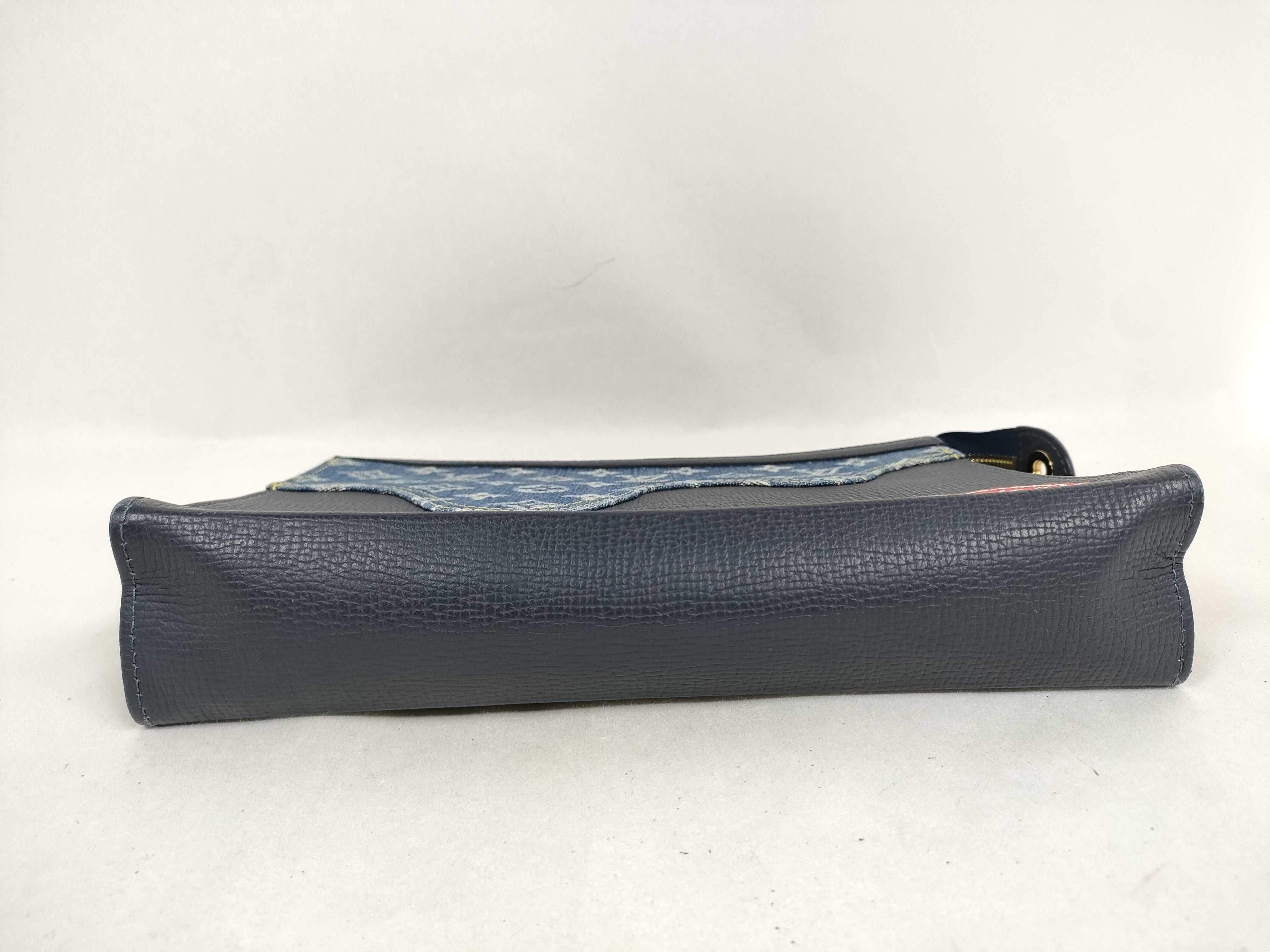 denim clutch bag second bag — view 4