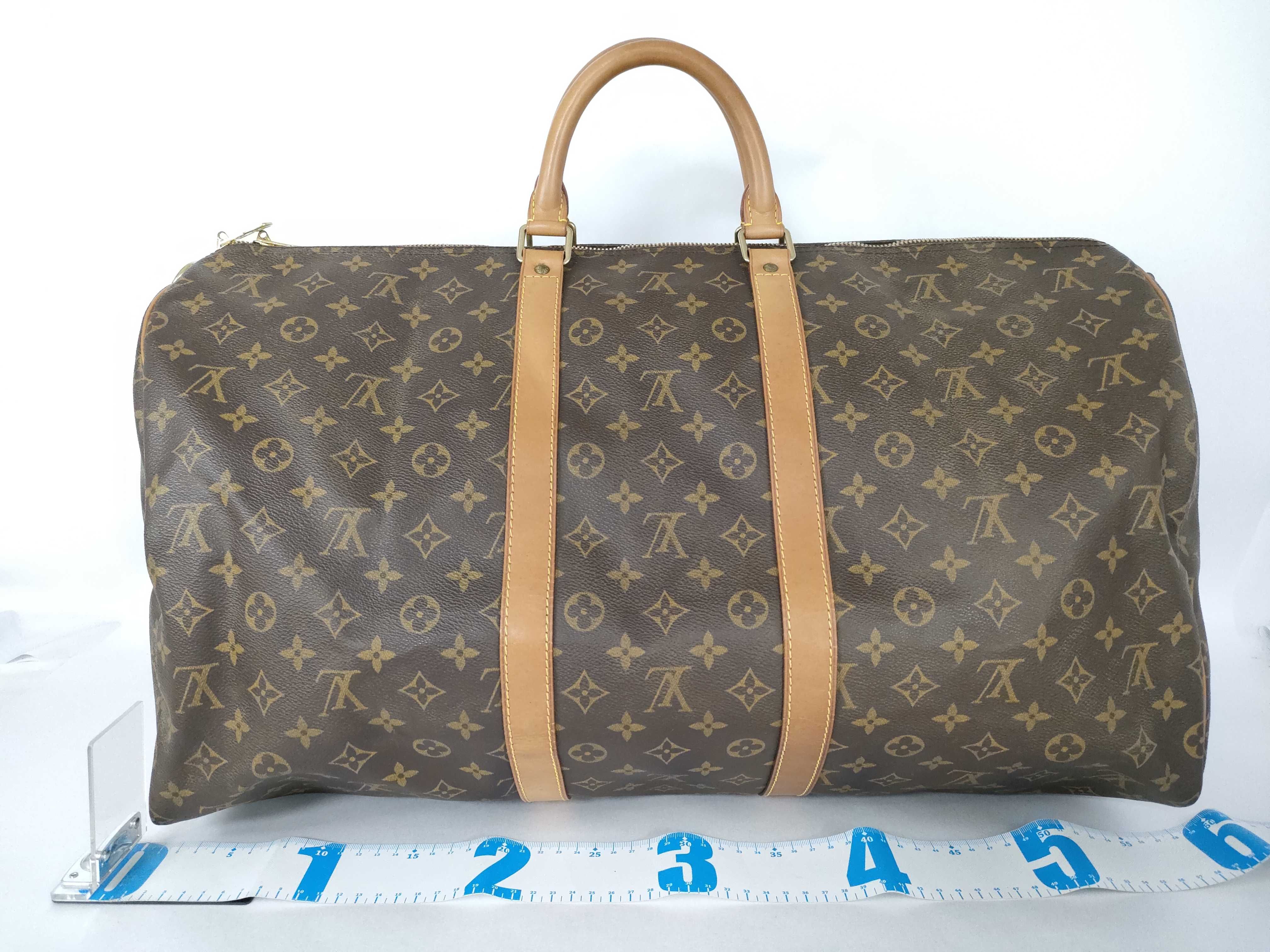 Monogram Vuitton Keepall Bandoulière 55 M41414 Boston Bag — view 2
