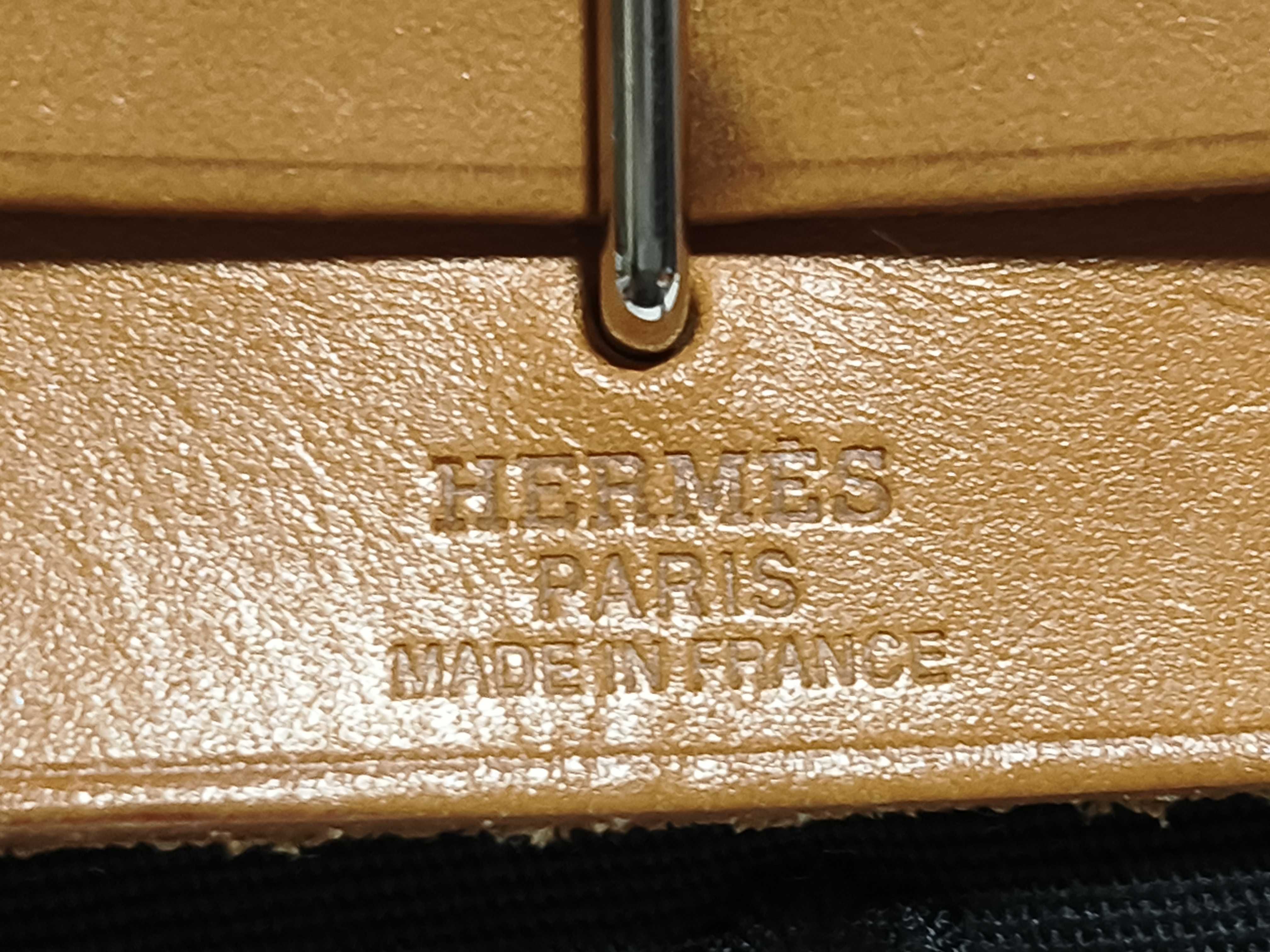 Herbag TPM Toile GM x Vache Hunter Beige x Natural Silver Hardware H:2004 Shoulder Bag — view 11