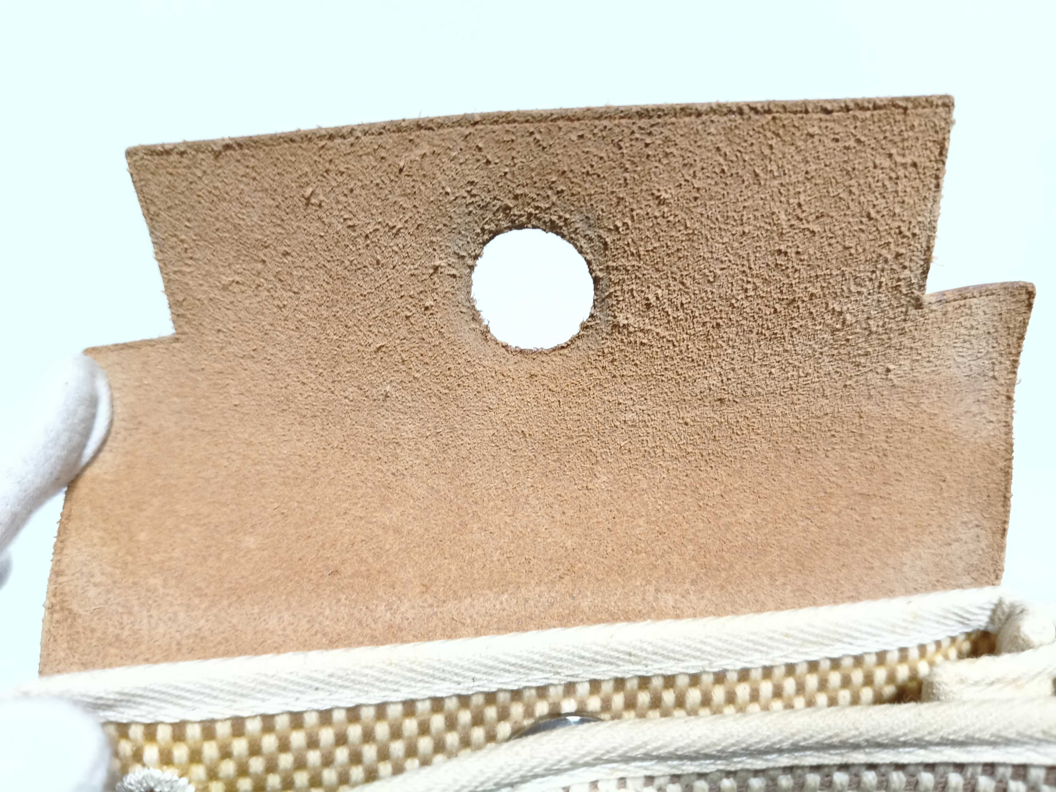 Herbag TPM Toile GM x Vache Hunter Beige x Natural Silver Hardware H:2004 Shoulder Bag — view 8