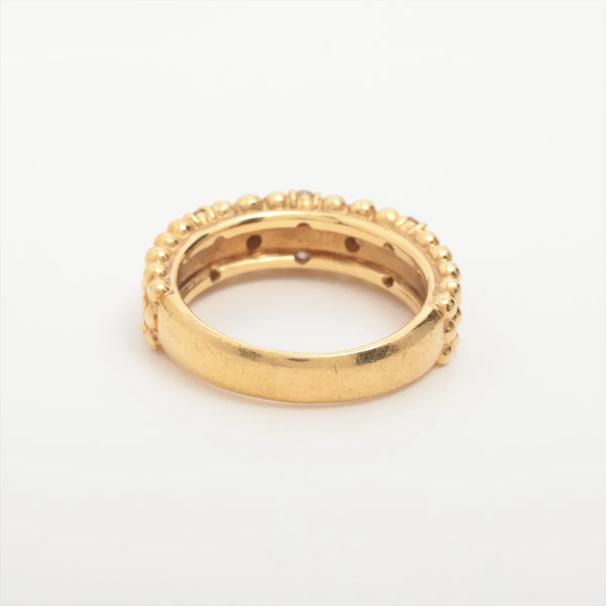 diamond ring, K18 (YG), 8.1g, 0.22g diamond. — view 2