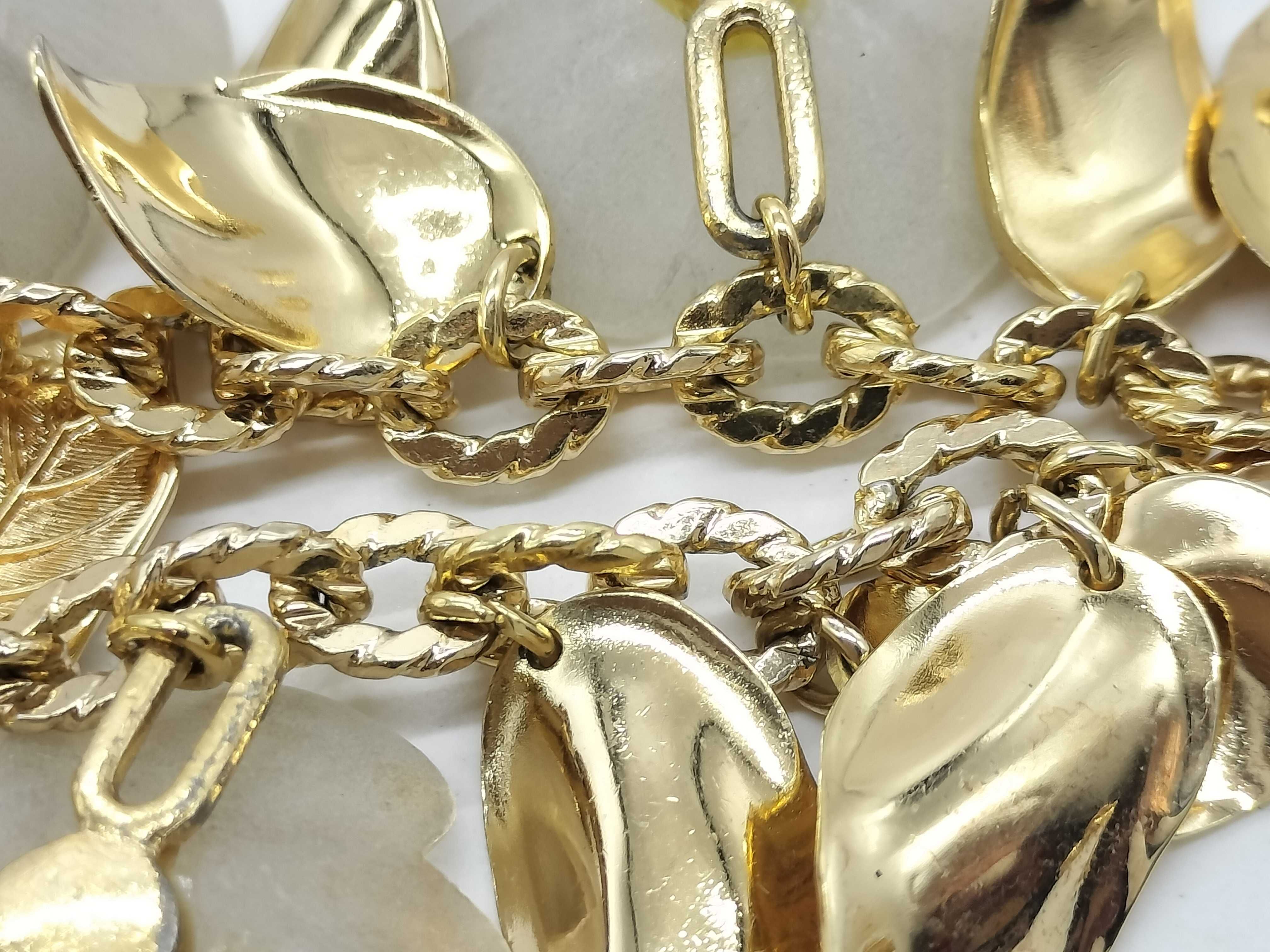 Gold Flower Necklace — view 8