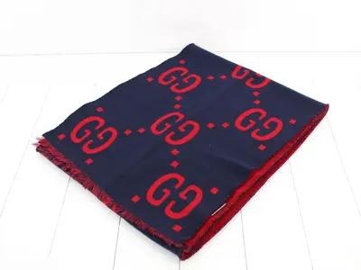 New tag Gucci GG Jacquard Jumbo GG Scarf