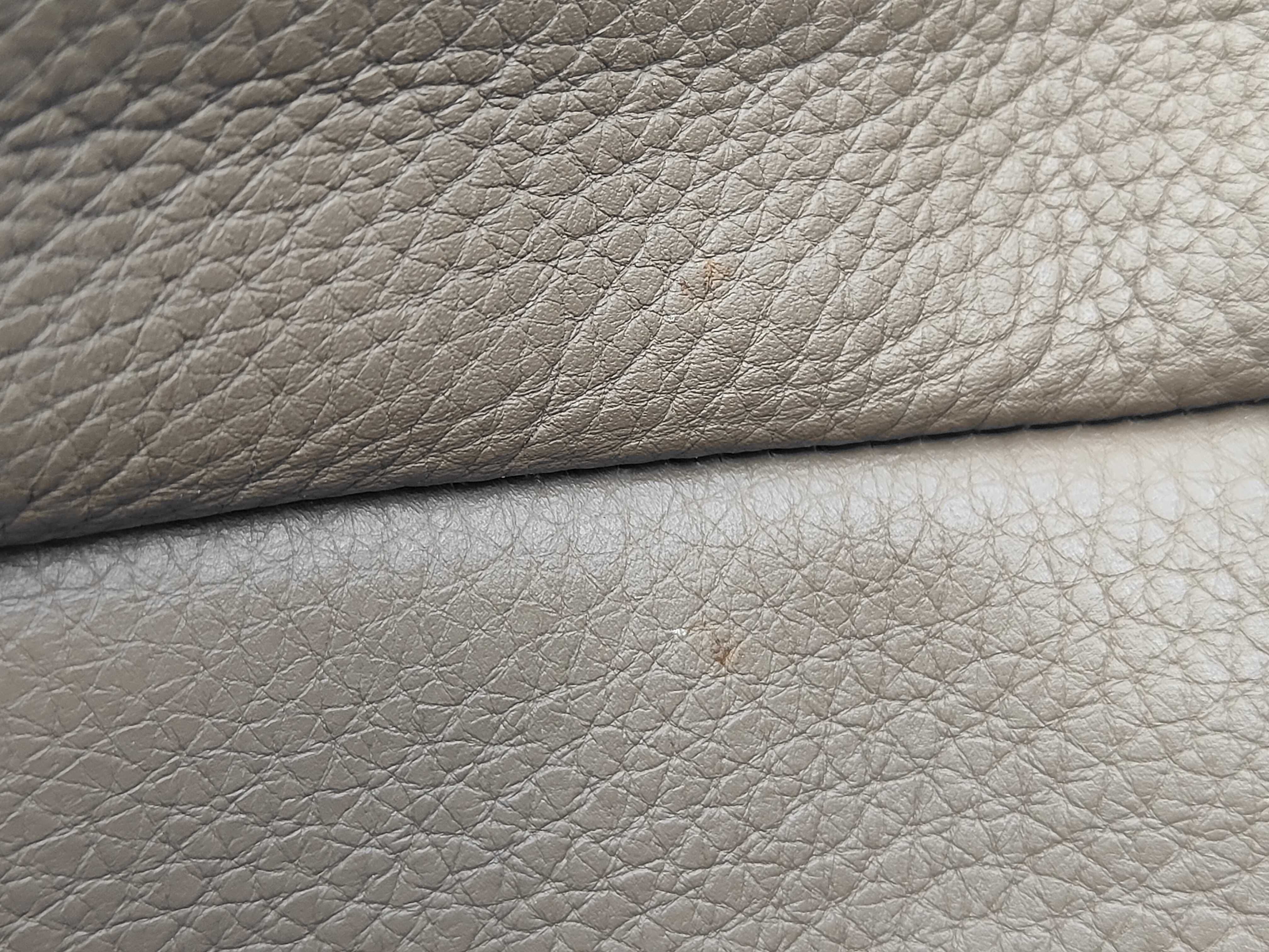 Good News GM Shoulder Bag, Taurillon Clemence Leather, Etoupe, Silver Hardware, L Stamp — view 12
