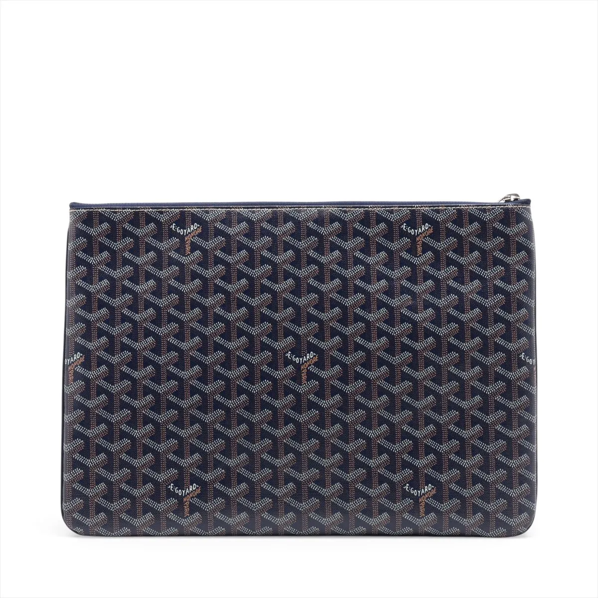 Sena MM PVC Clutch Bag, Blue — view 2
