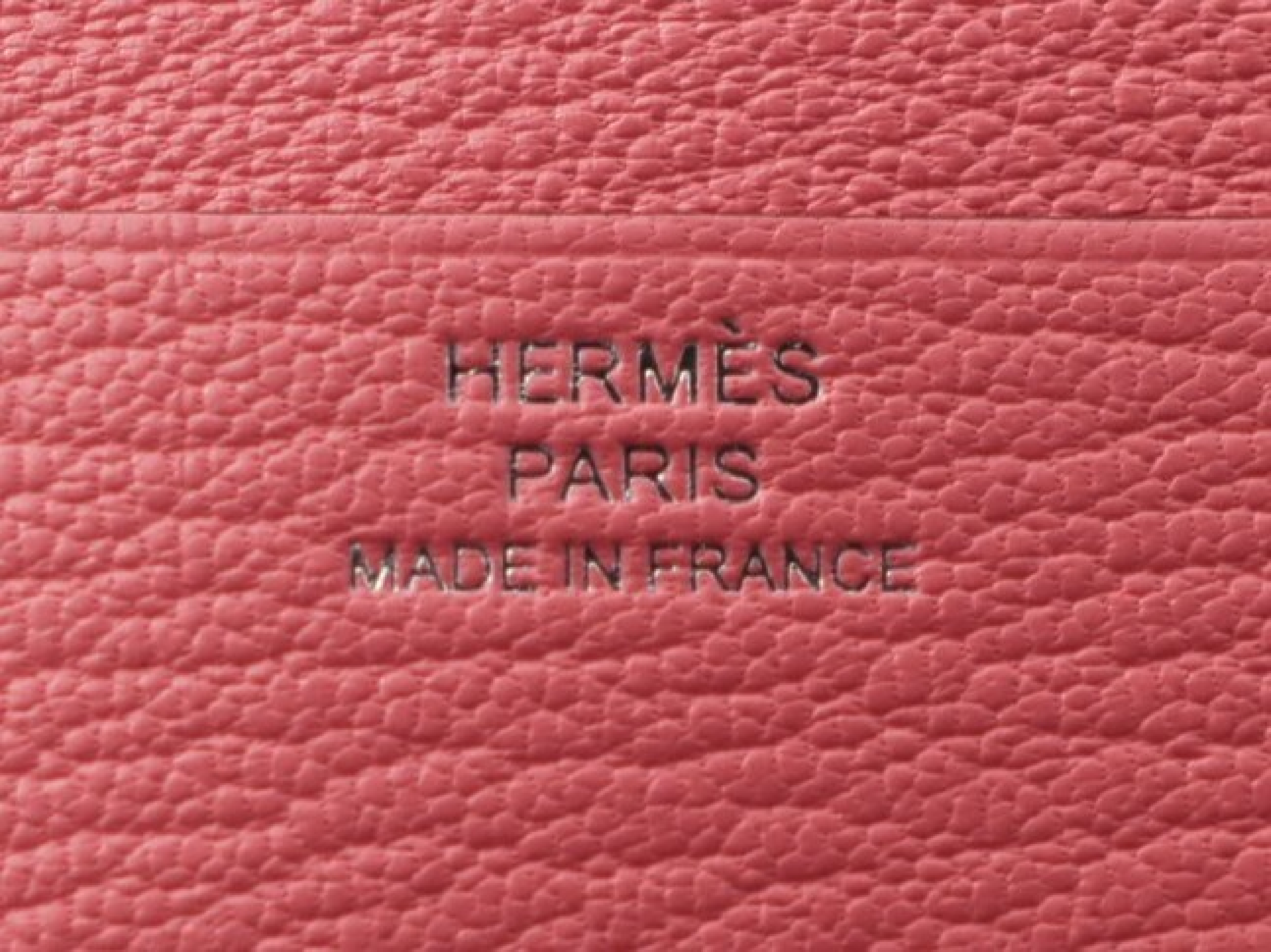 (Hermes) 2024 Bearn Combination Chevre Mysore Rose Azalee Silver Hardware W Stamp Wallet — view 11
