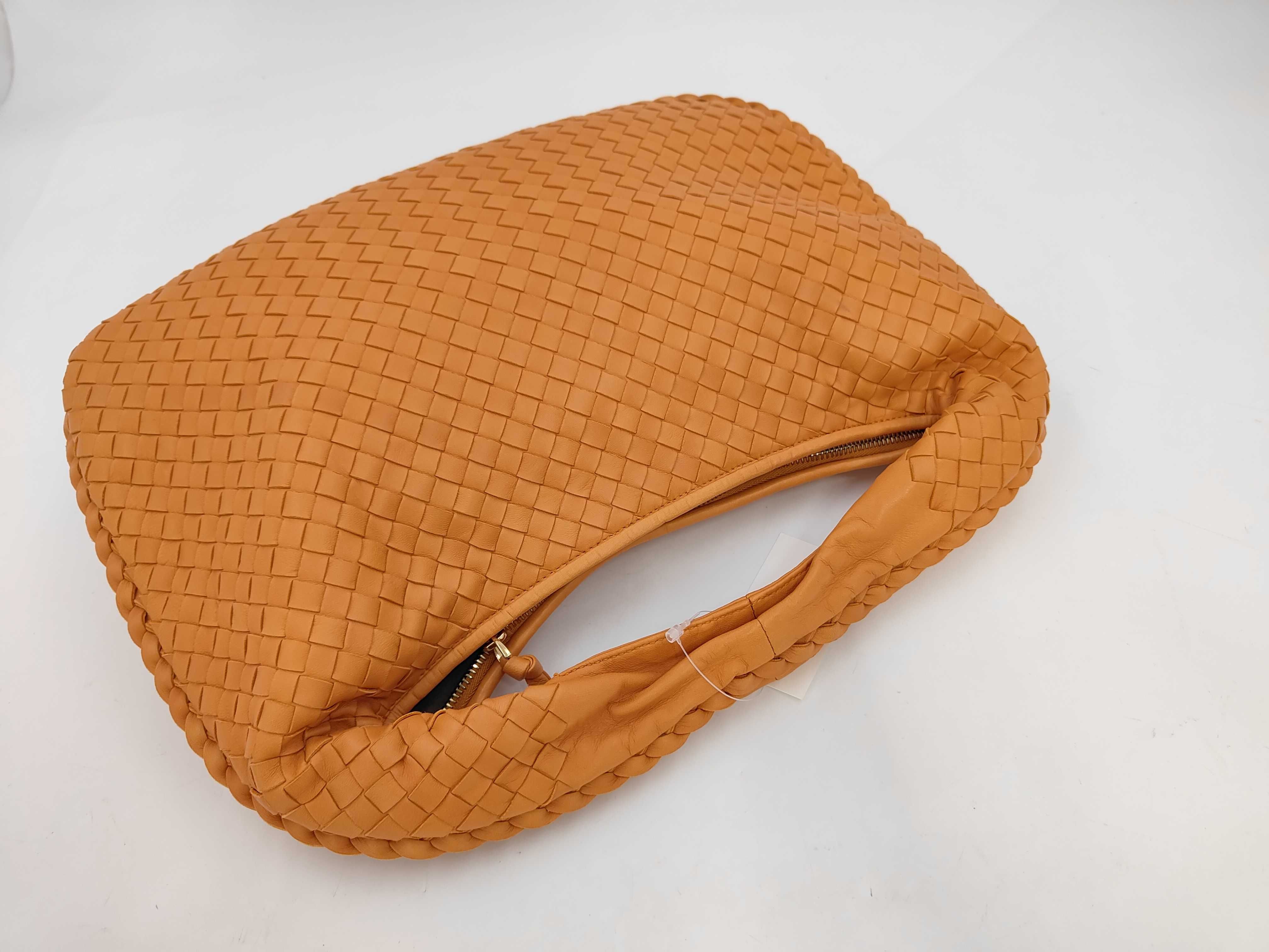 Intrecciato One-Shoulder Hobo Bag with Mirror - Handbag — view 5