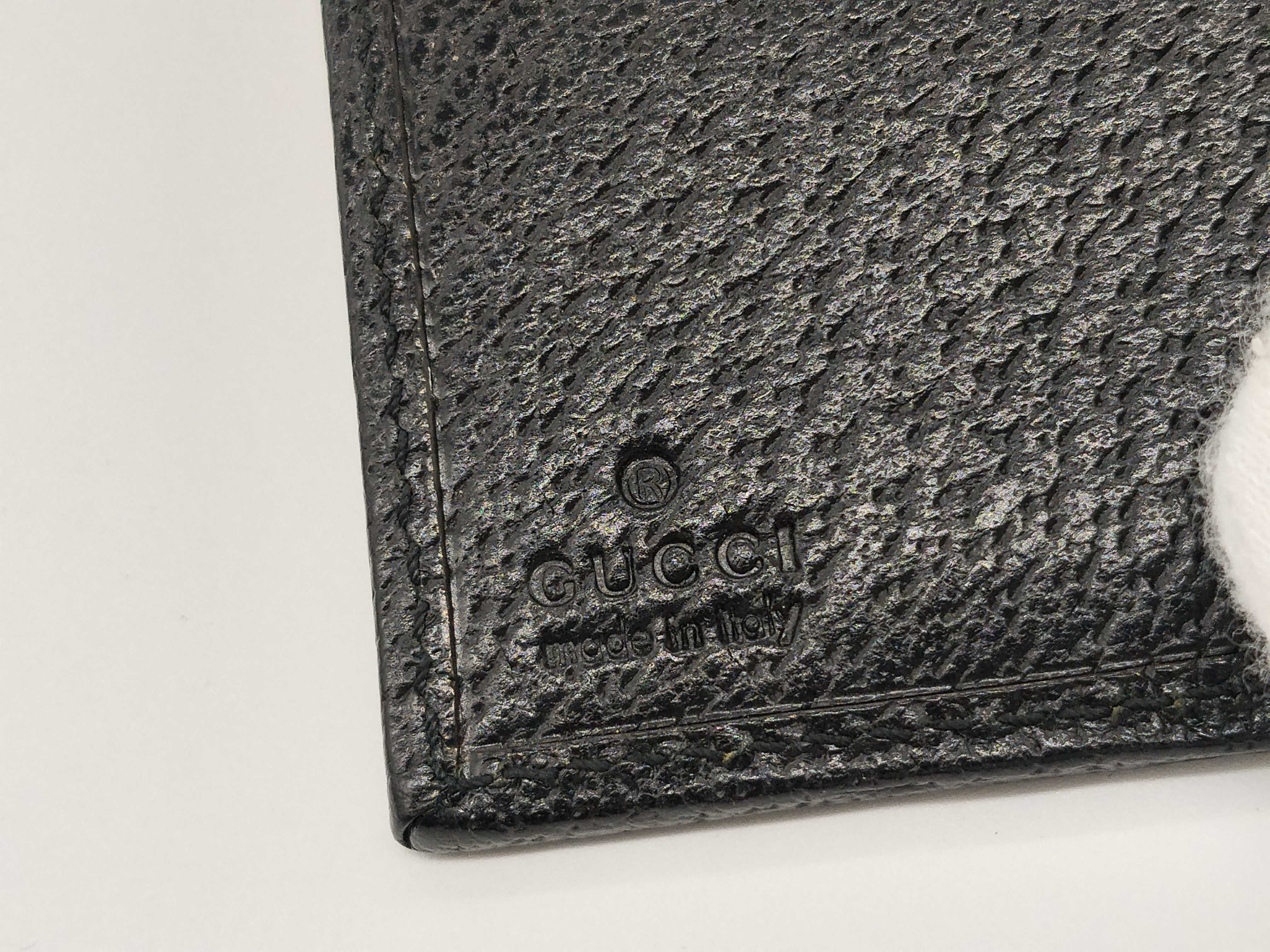 112716GG Canvas Bi-fold Wallet, Black — view 13