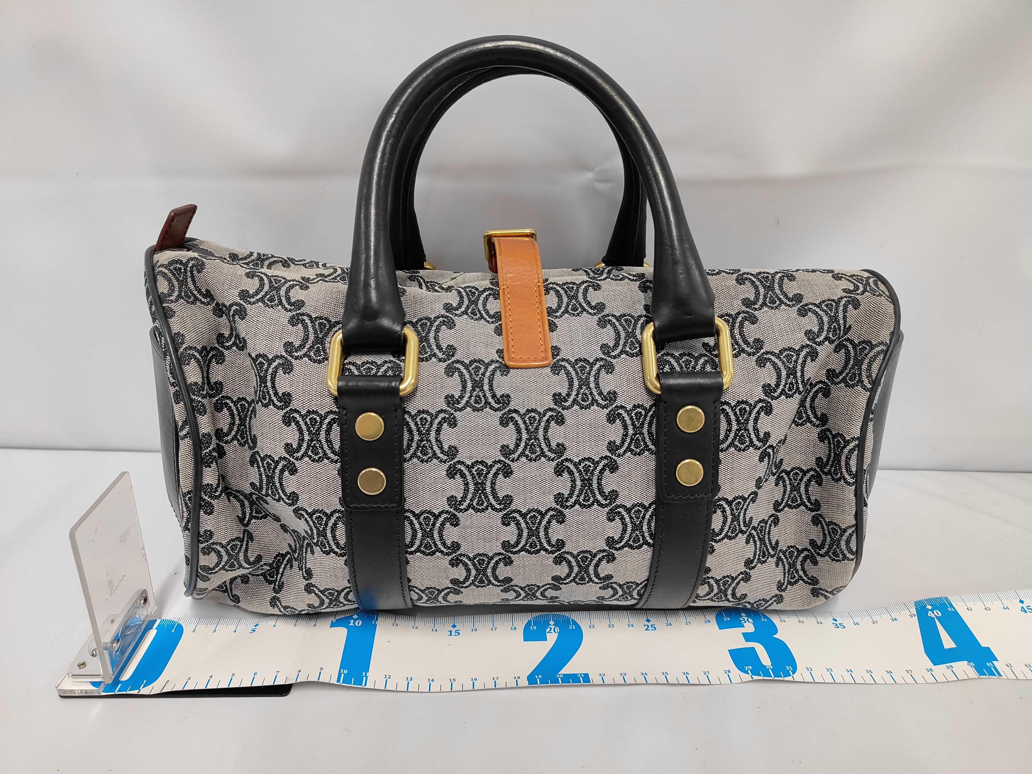 handbag, mini Boston bag, Macadam pattern — view 2