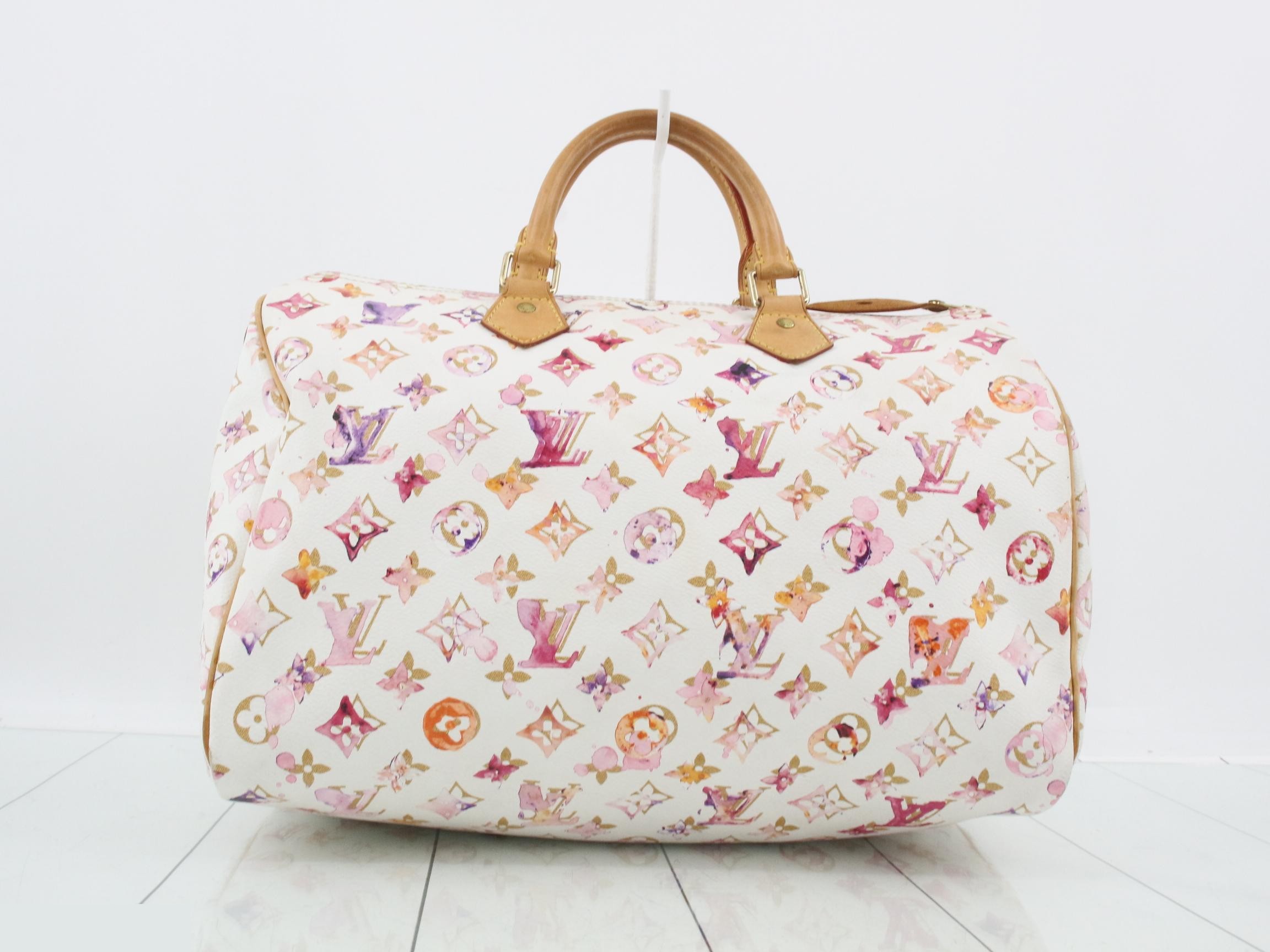 Monogram Watercolor Speedy 35 Handbag — view 2