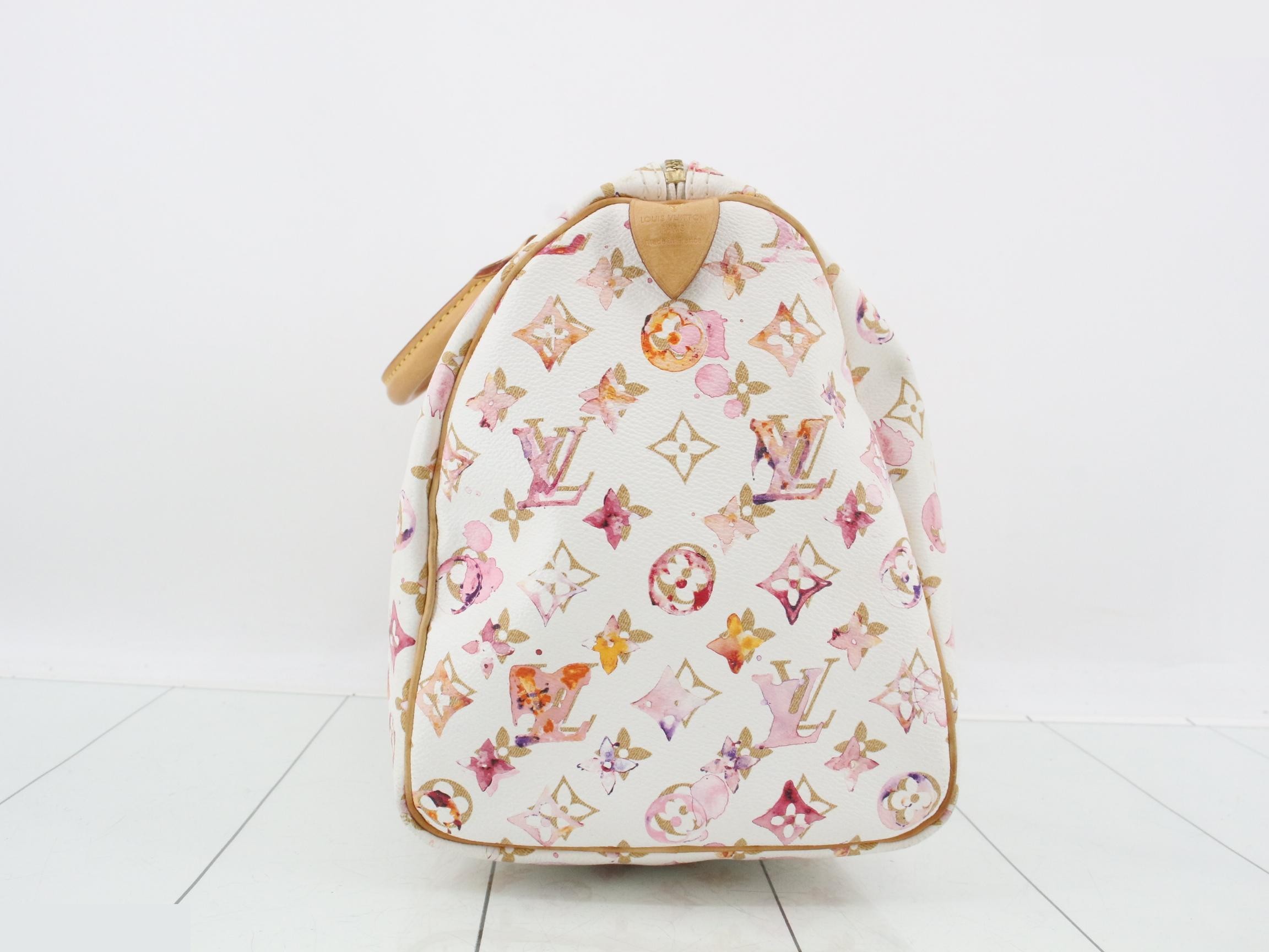 Monogram Watercolor Speedy 35 Handbag — view 5