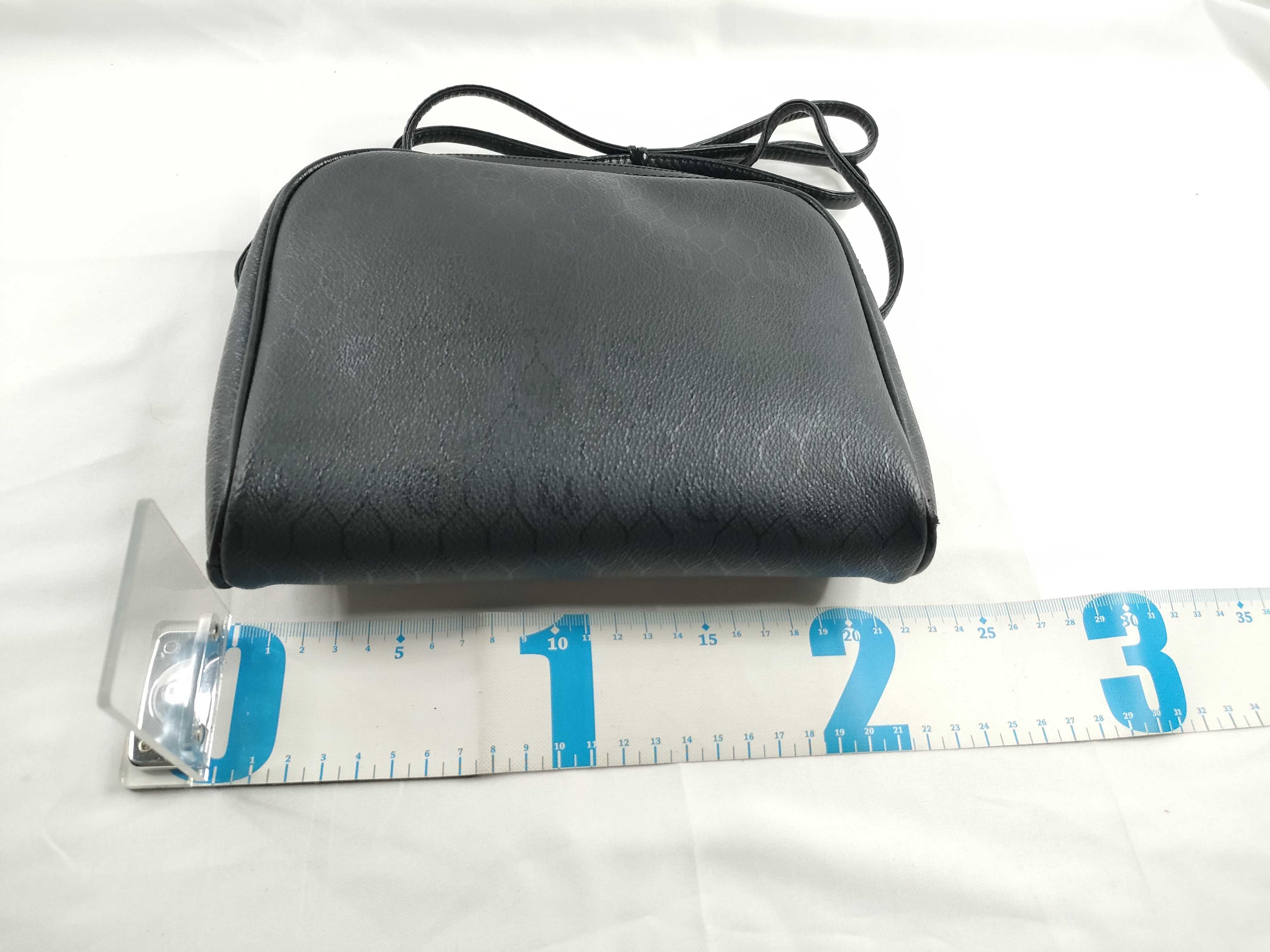 shoulder bag, honeycomb pattern, black. — view 2