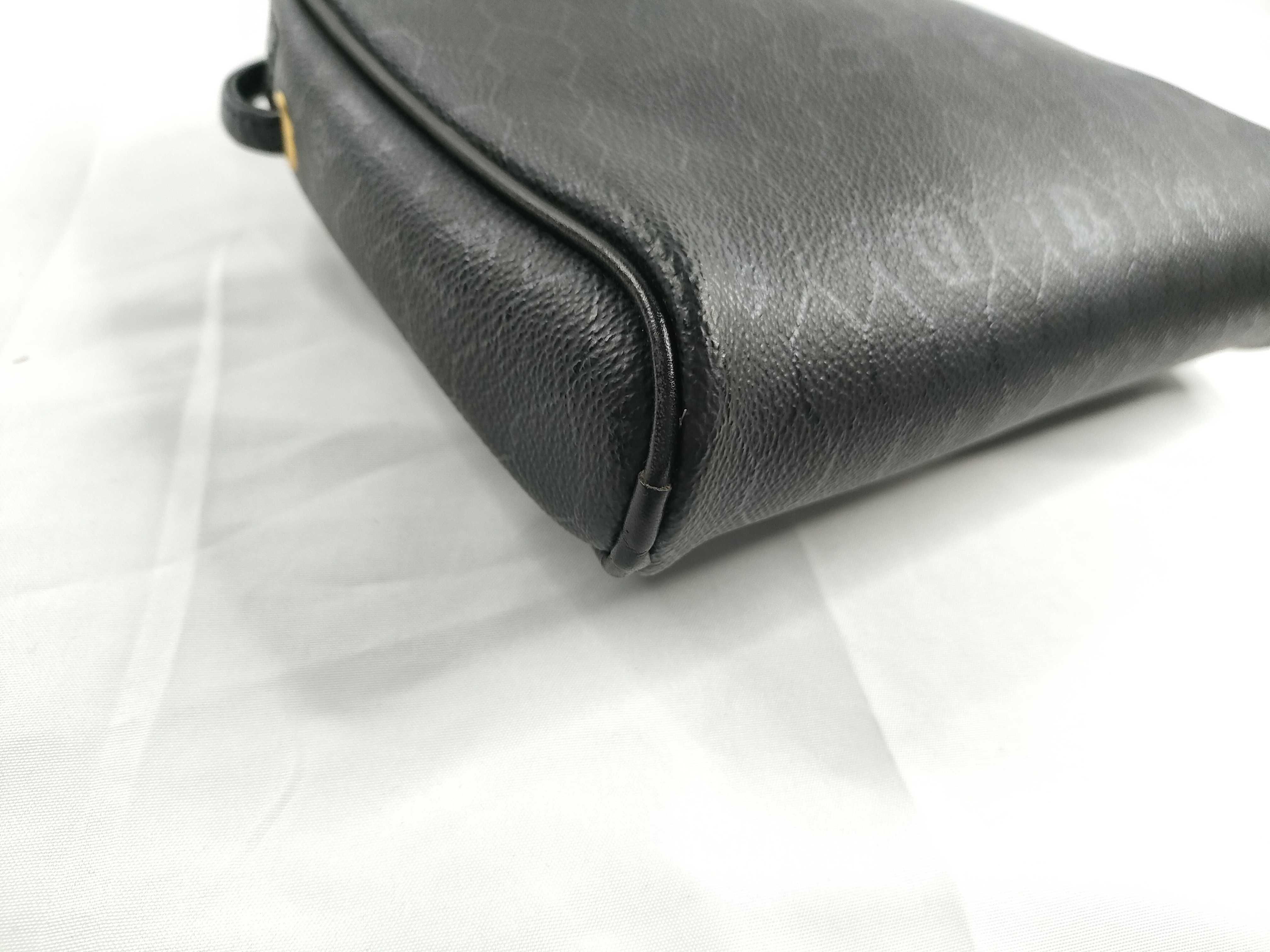 shoulder bag, honeycomb pattern, black. — view 3