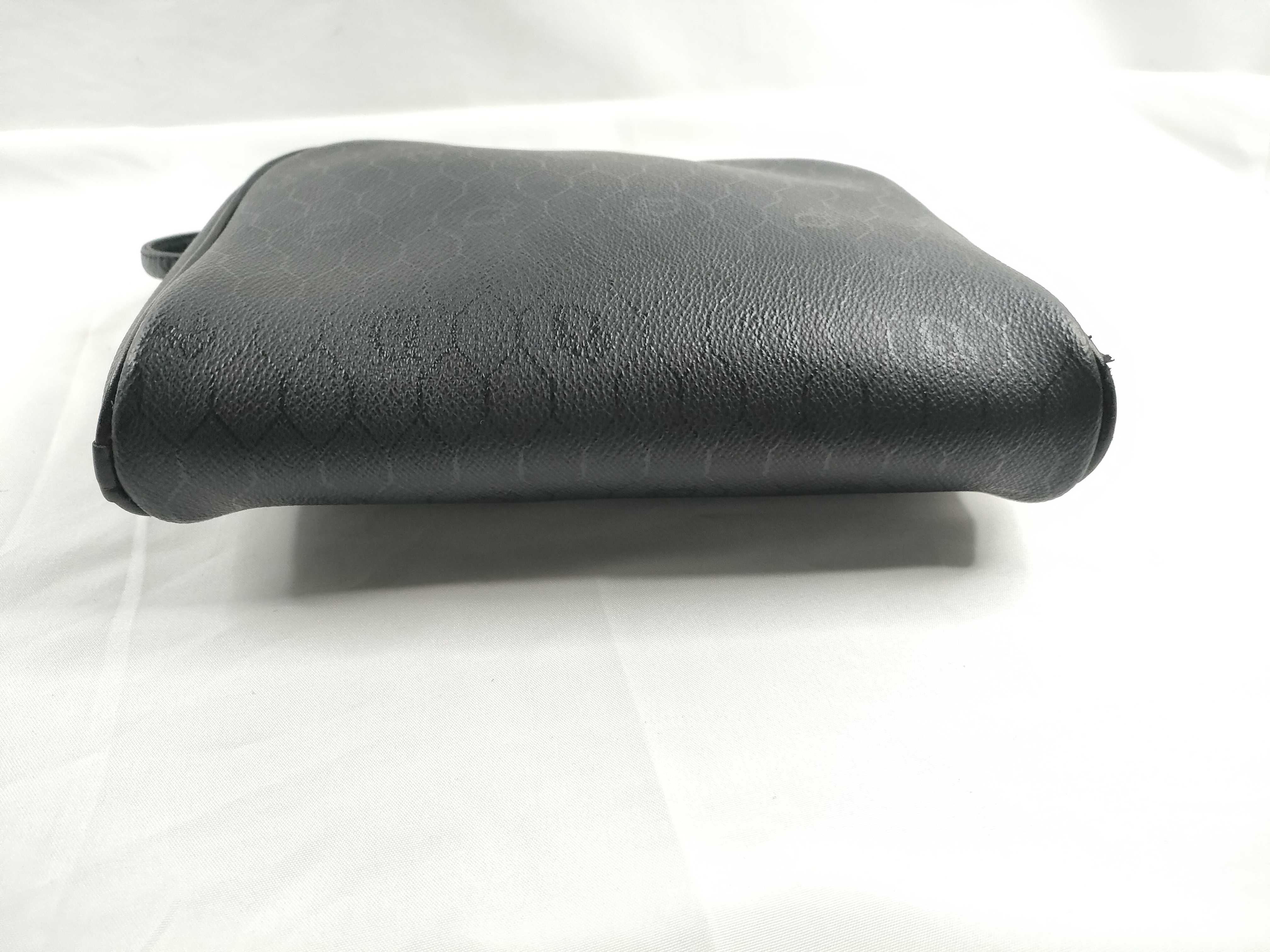 shoulder bag, honeycomb pattern, black. — view 4