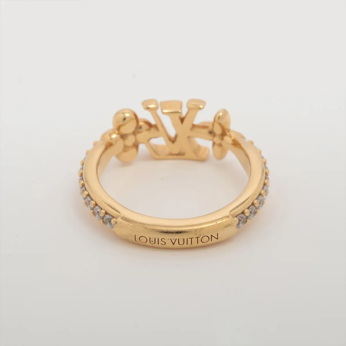 M1461X Ring LV Iconic TE4214 Ring GP x Rhinestone Gold — view 2