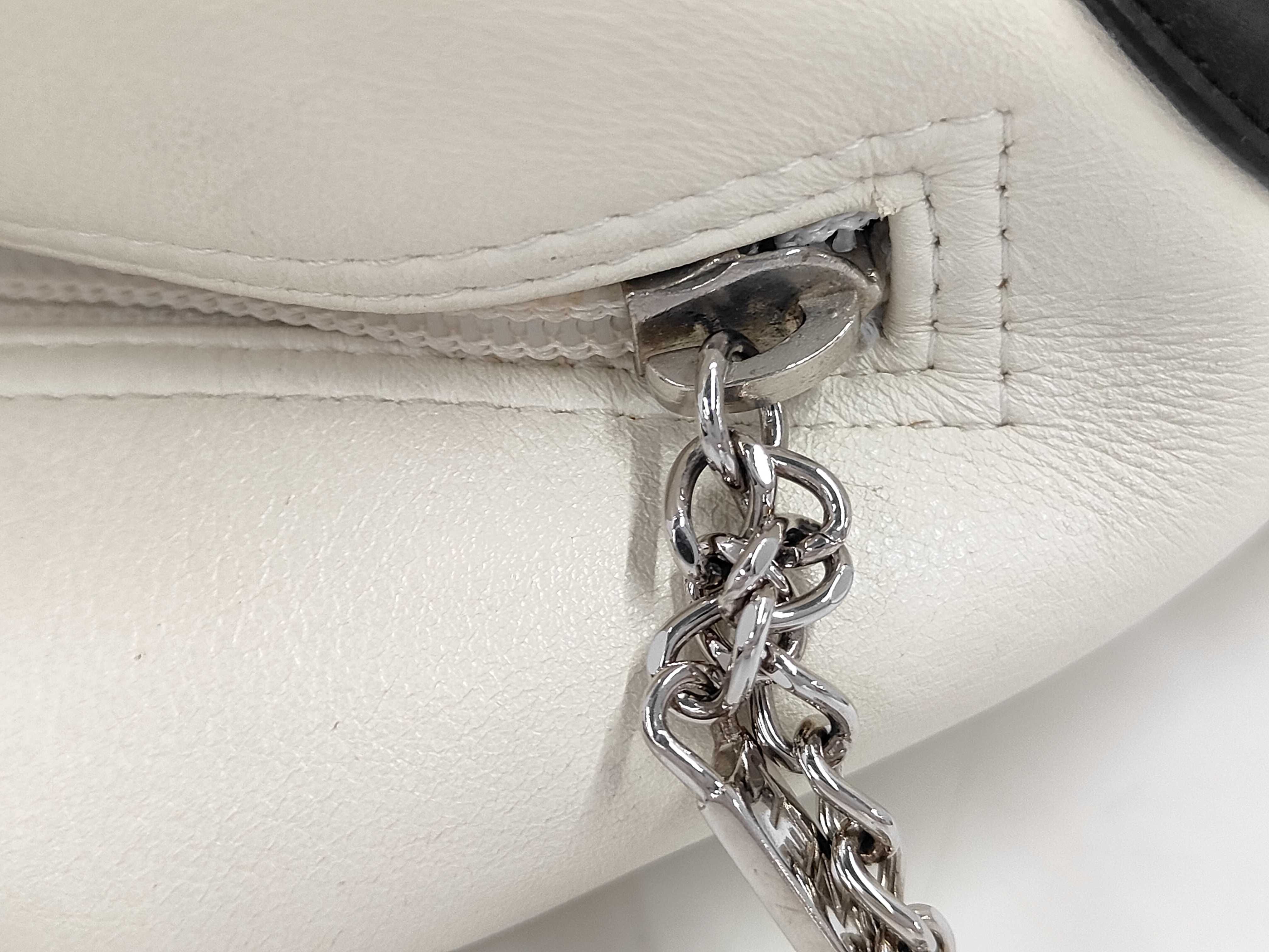 Cambon Line Bowling Bag, Silver Hardware, Series 9, Handbag — view 8