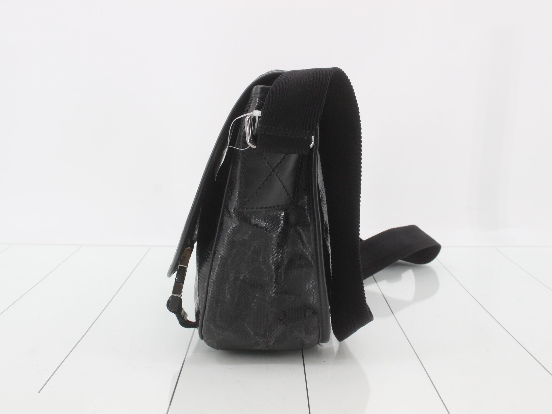 GG Imprime Shoulder Bag, Black — view 3