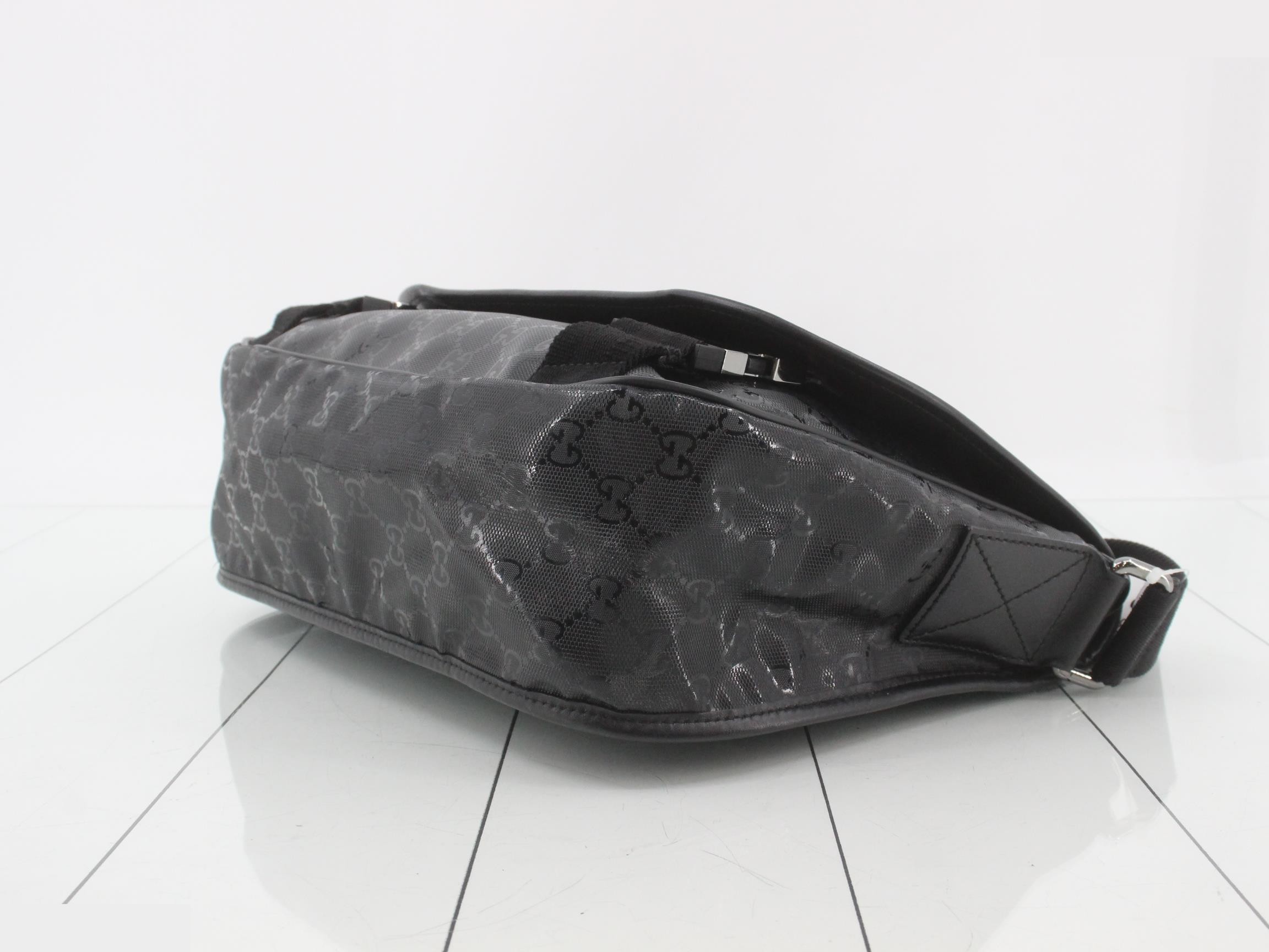 GG Imprime Shoulder Bag, Black — view 6