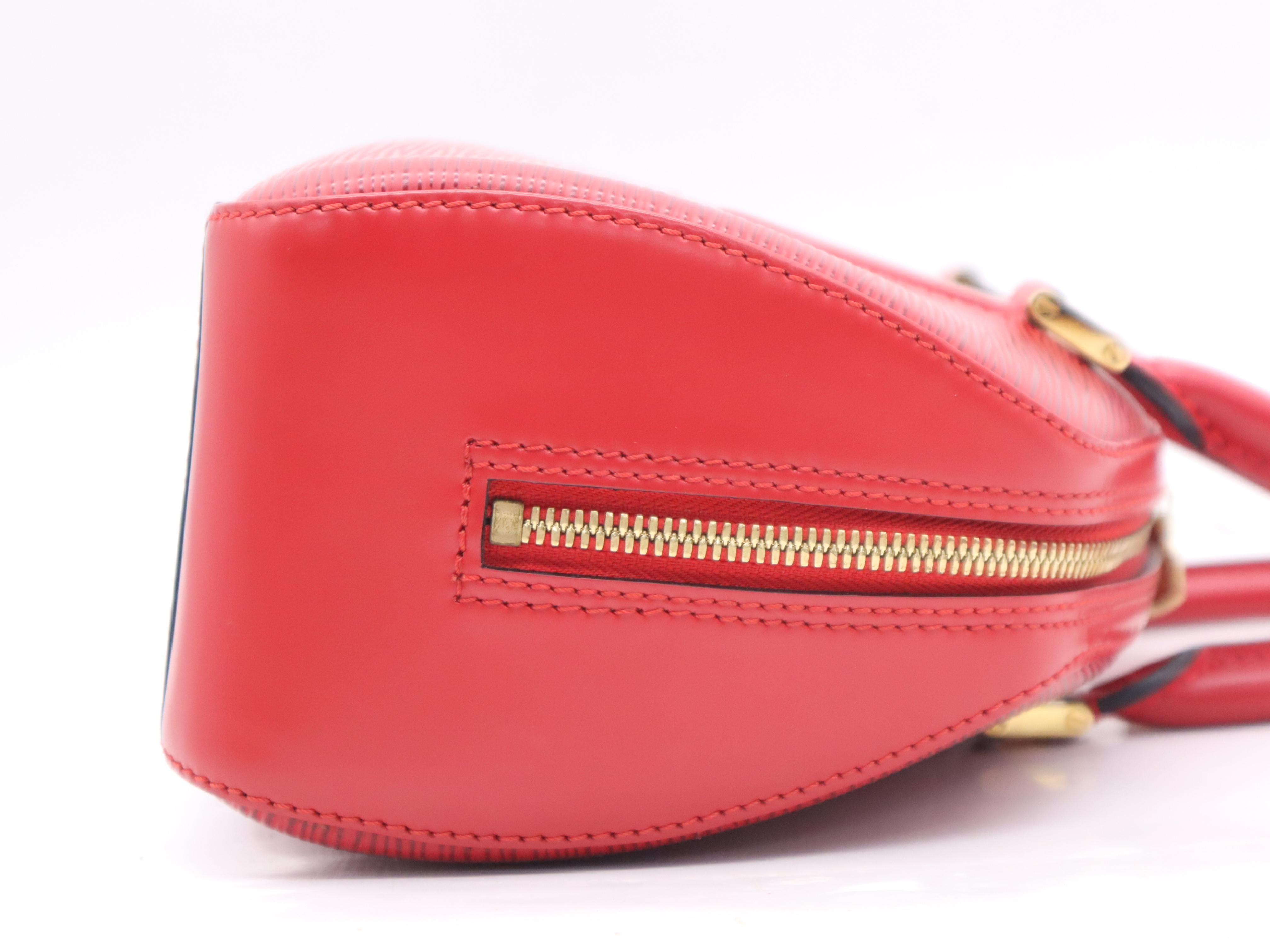 M52087 Epi Jasmine Castilian Red Handbag — view 5
