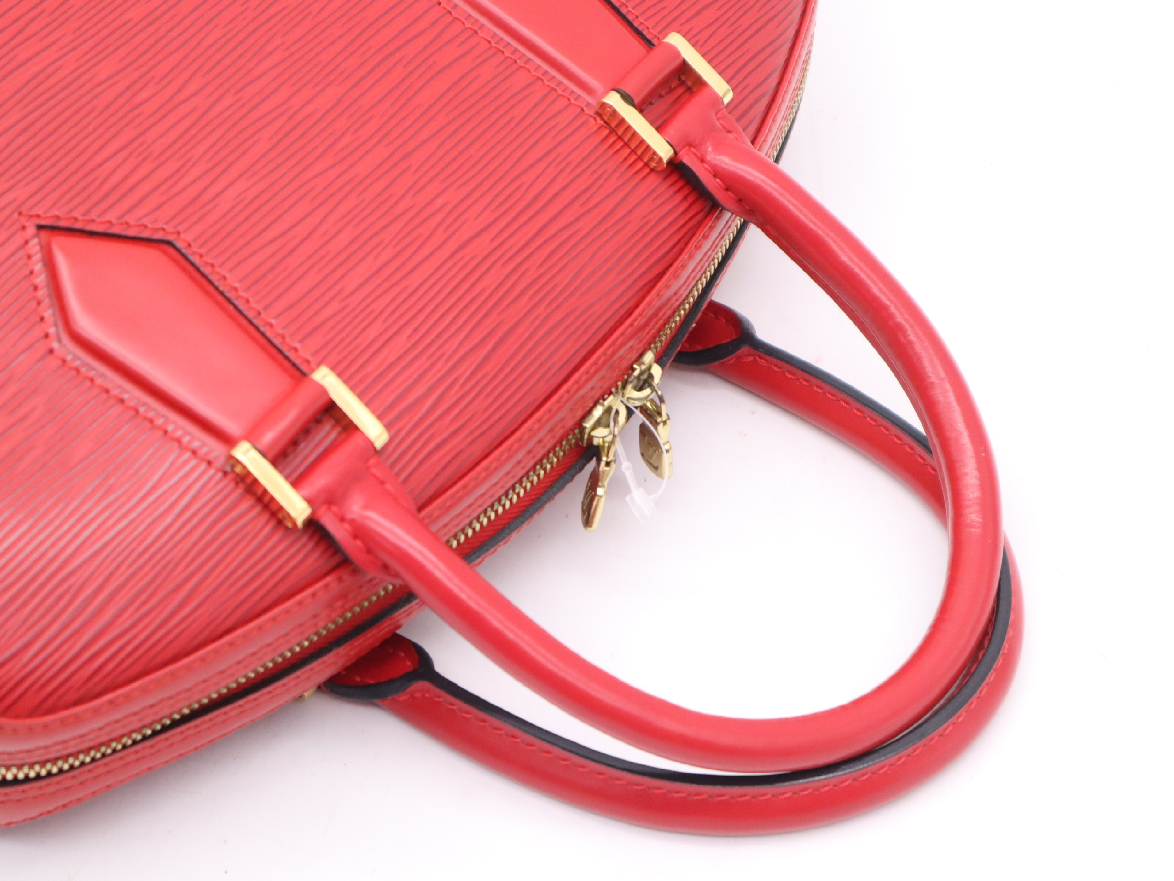 M52087 Epi Jasmine Castilian Red Handbag — view 6