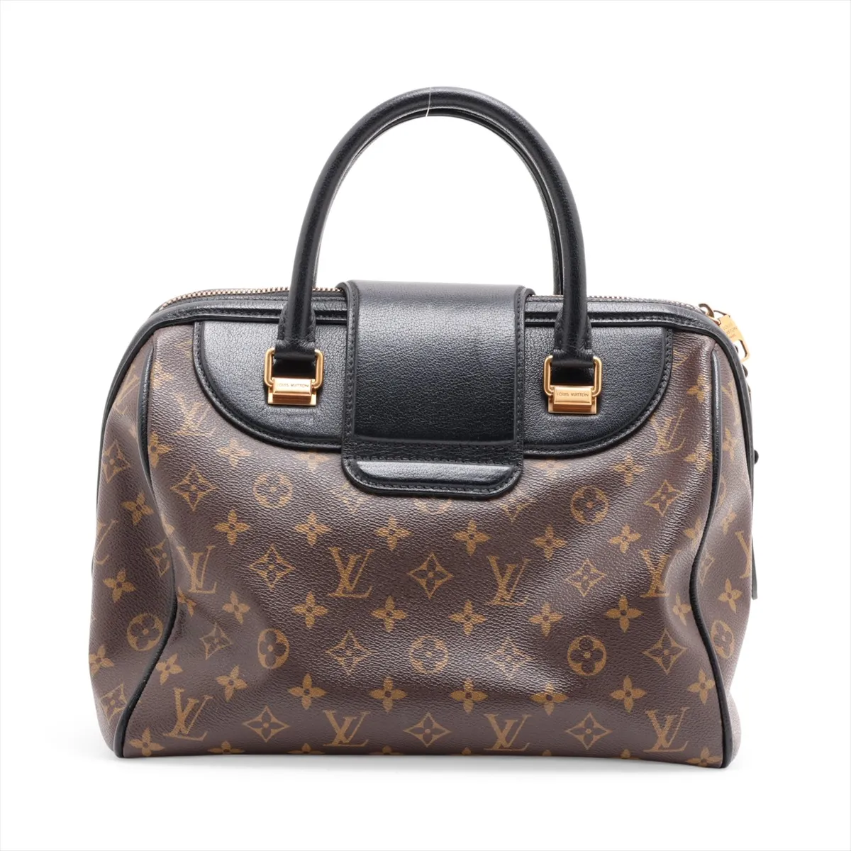 Monogram x Leather Golden Arrow Speedy M40804 TR2102 Brown x Black — view 2