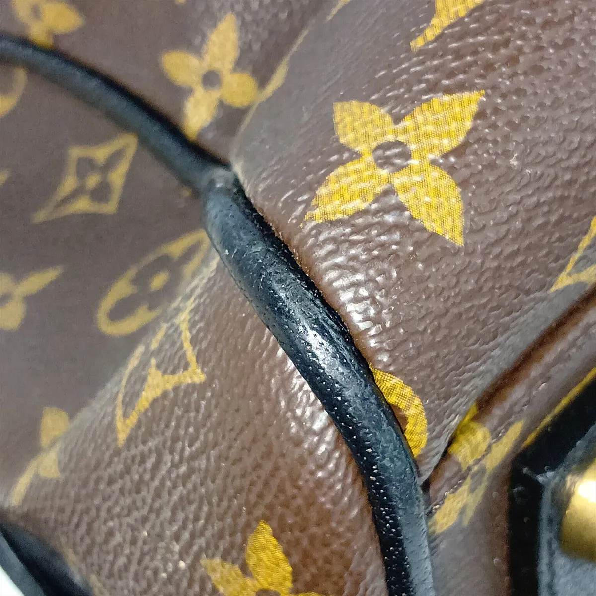 Monogram x Leather Golden Arrow Speedy M40804 TR2102 Brown x Black — view 15