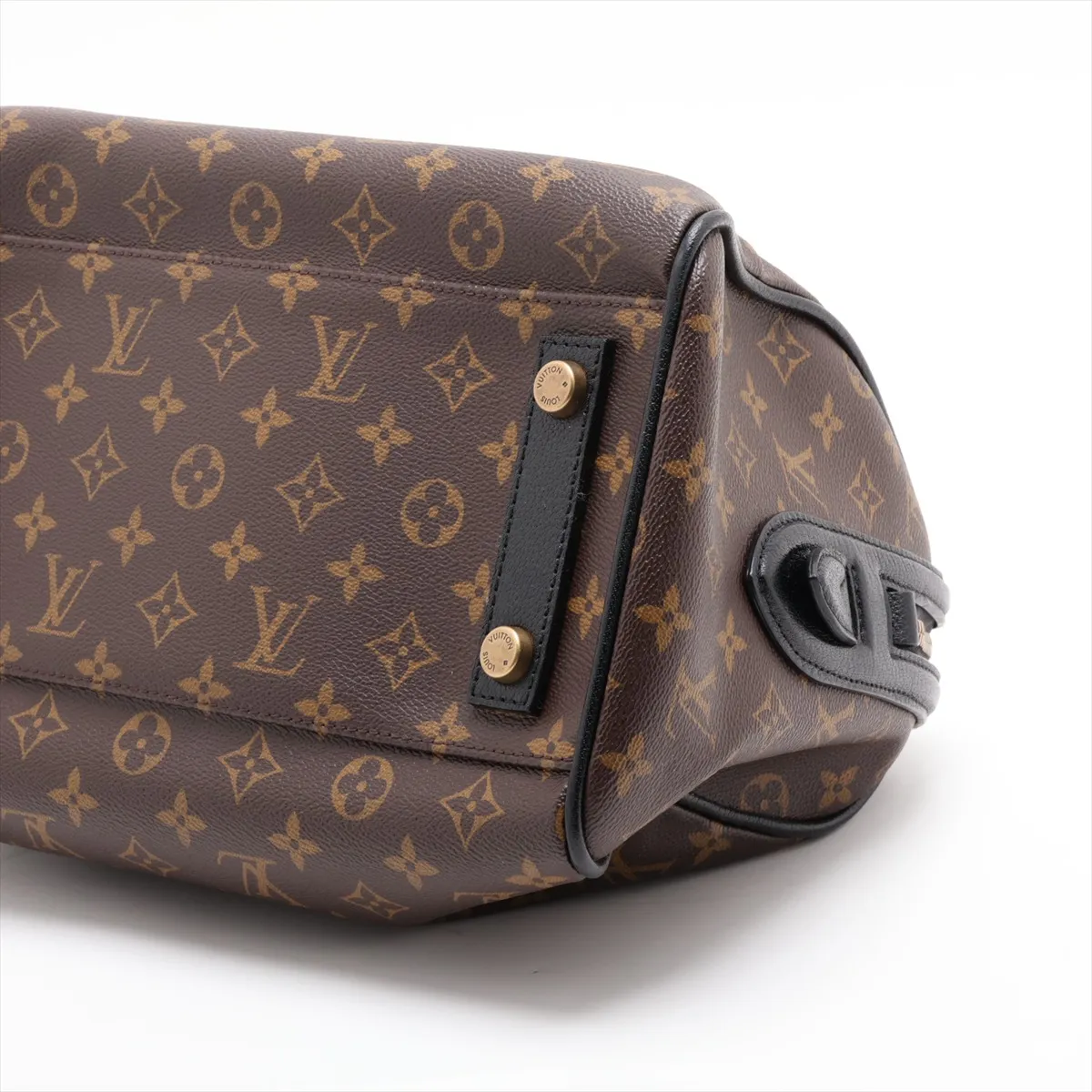 Monogram x Leather Golden Arrow Speedy M40804 TR2102 Brown x Black — view 3