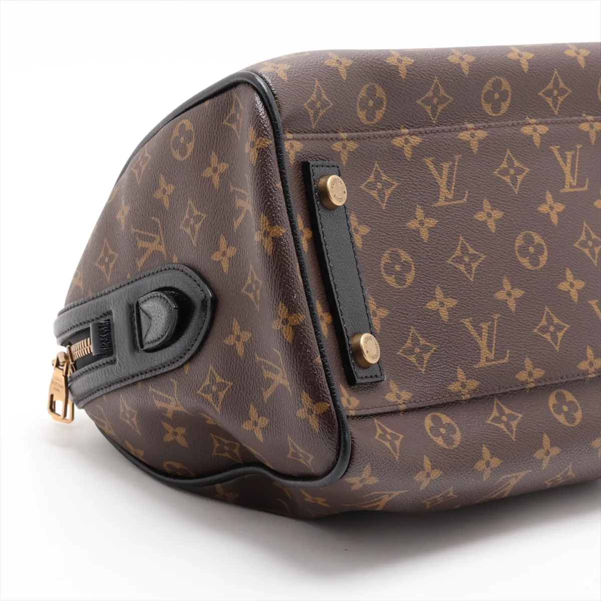 Monogram x Leather Golden Arrow Speedy M40804 TR2102 Brown x Black — view 4