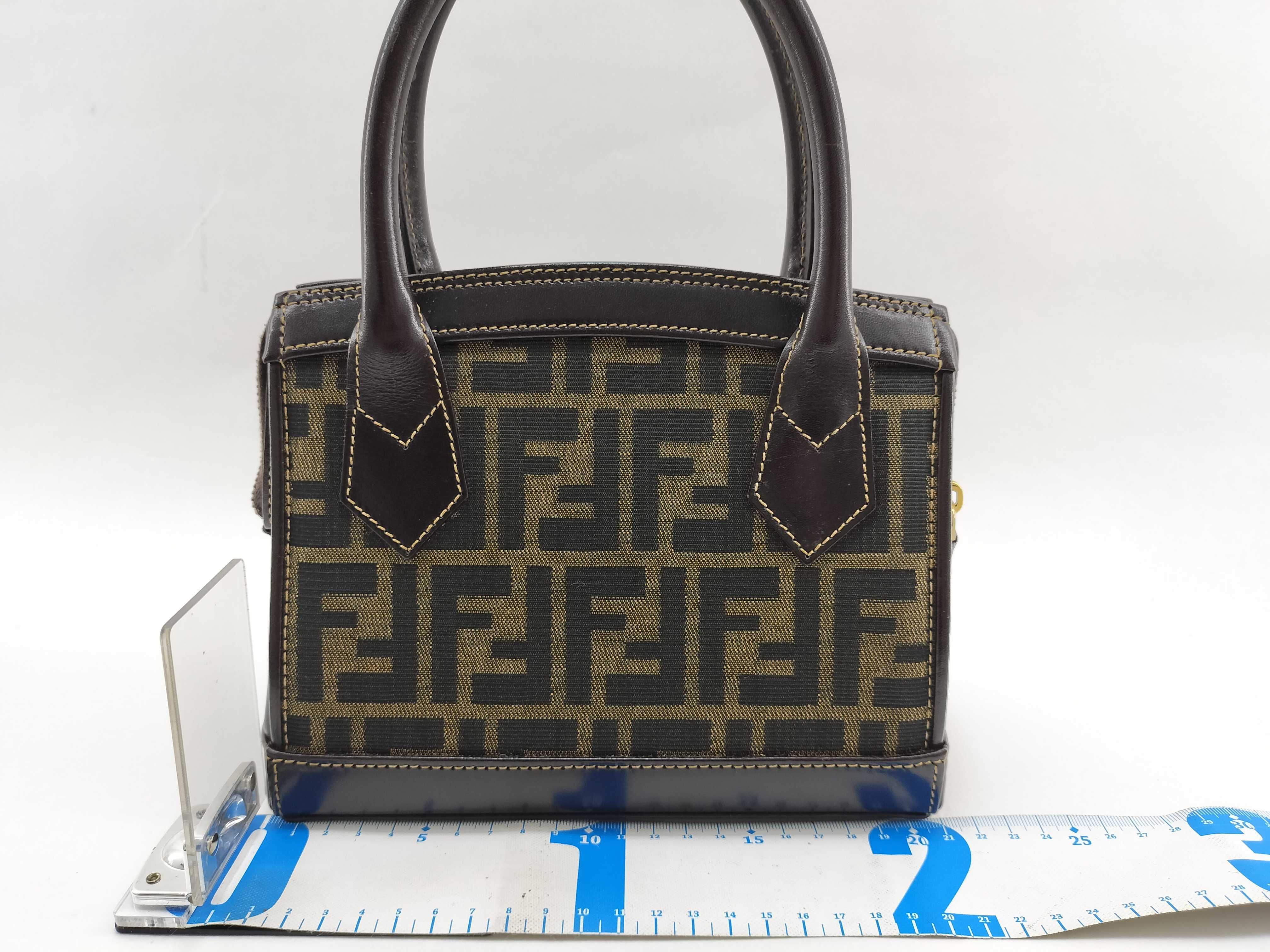 Zucca pattern Fendi Zucca handbag — view 2