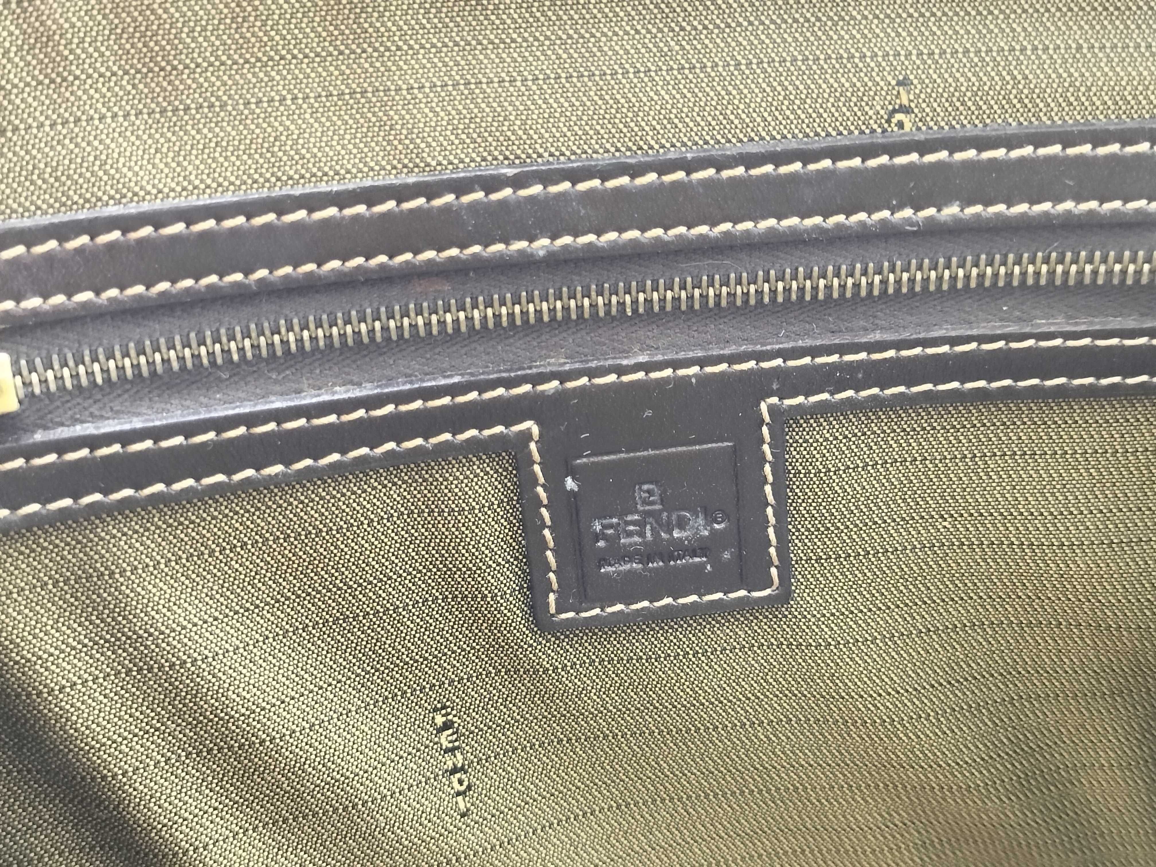 Zucca pattern Fendi Zucca handbag — view 14