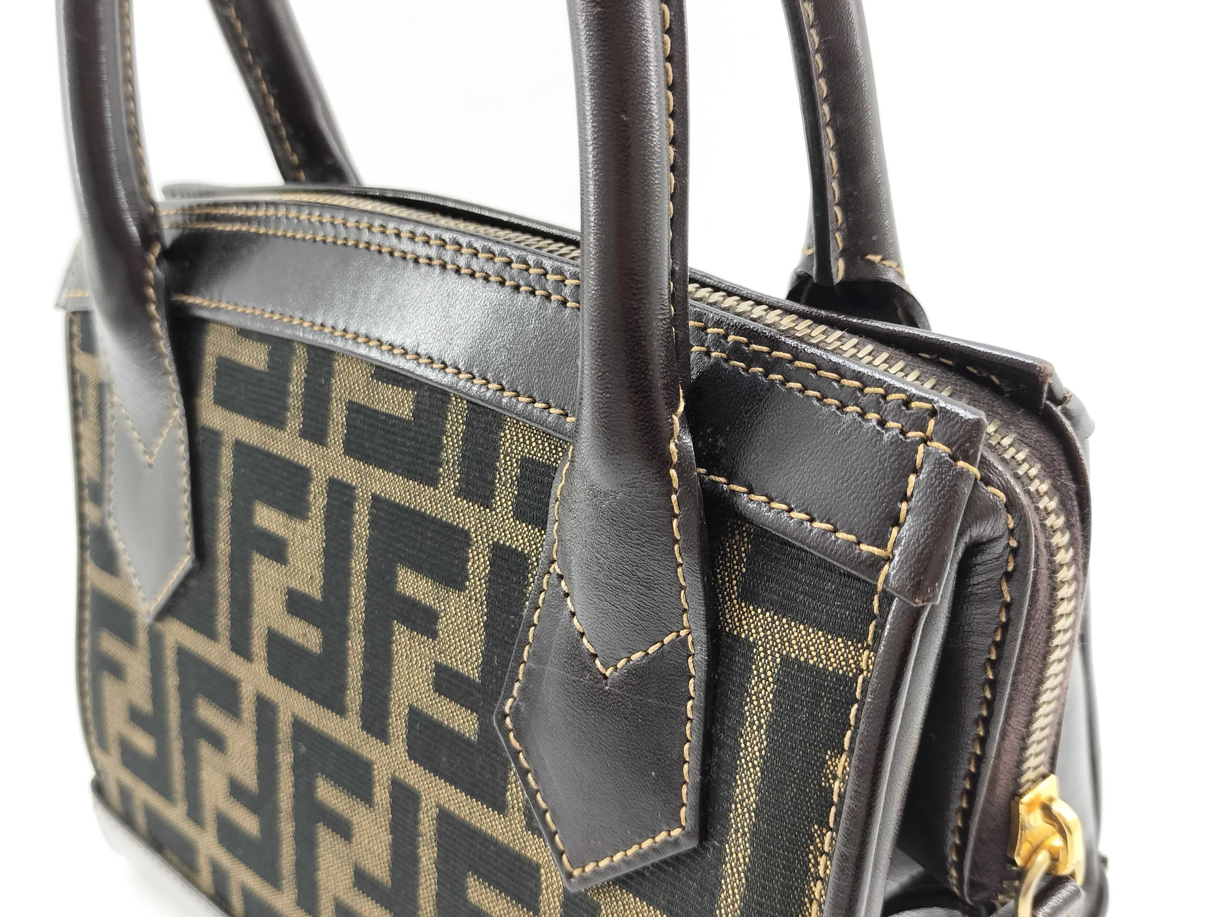 Zucca pattern Fendi Zucca handbag — view 3