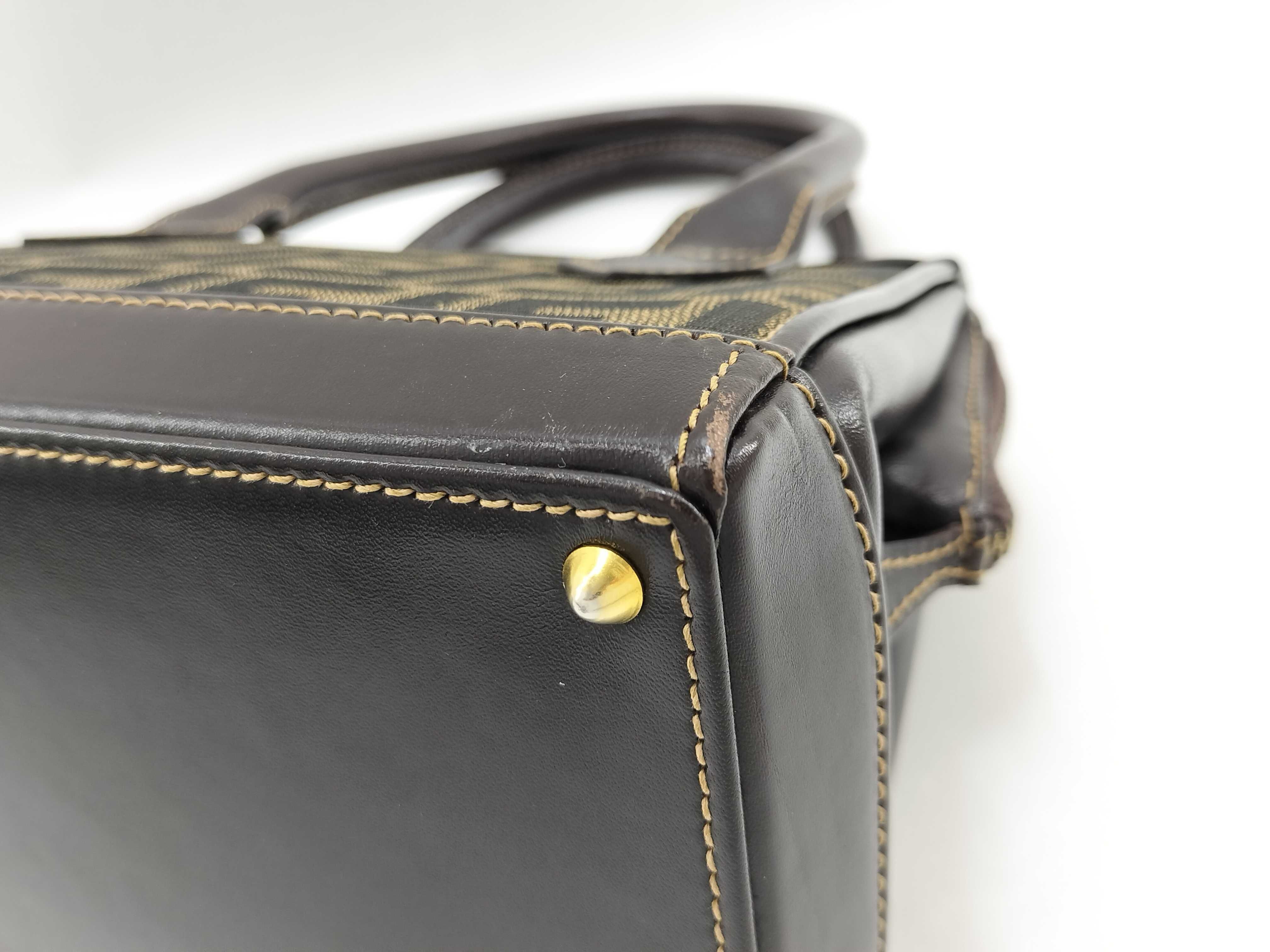 Zucca pattern Fendi Zucca handbag — view 8
