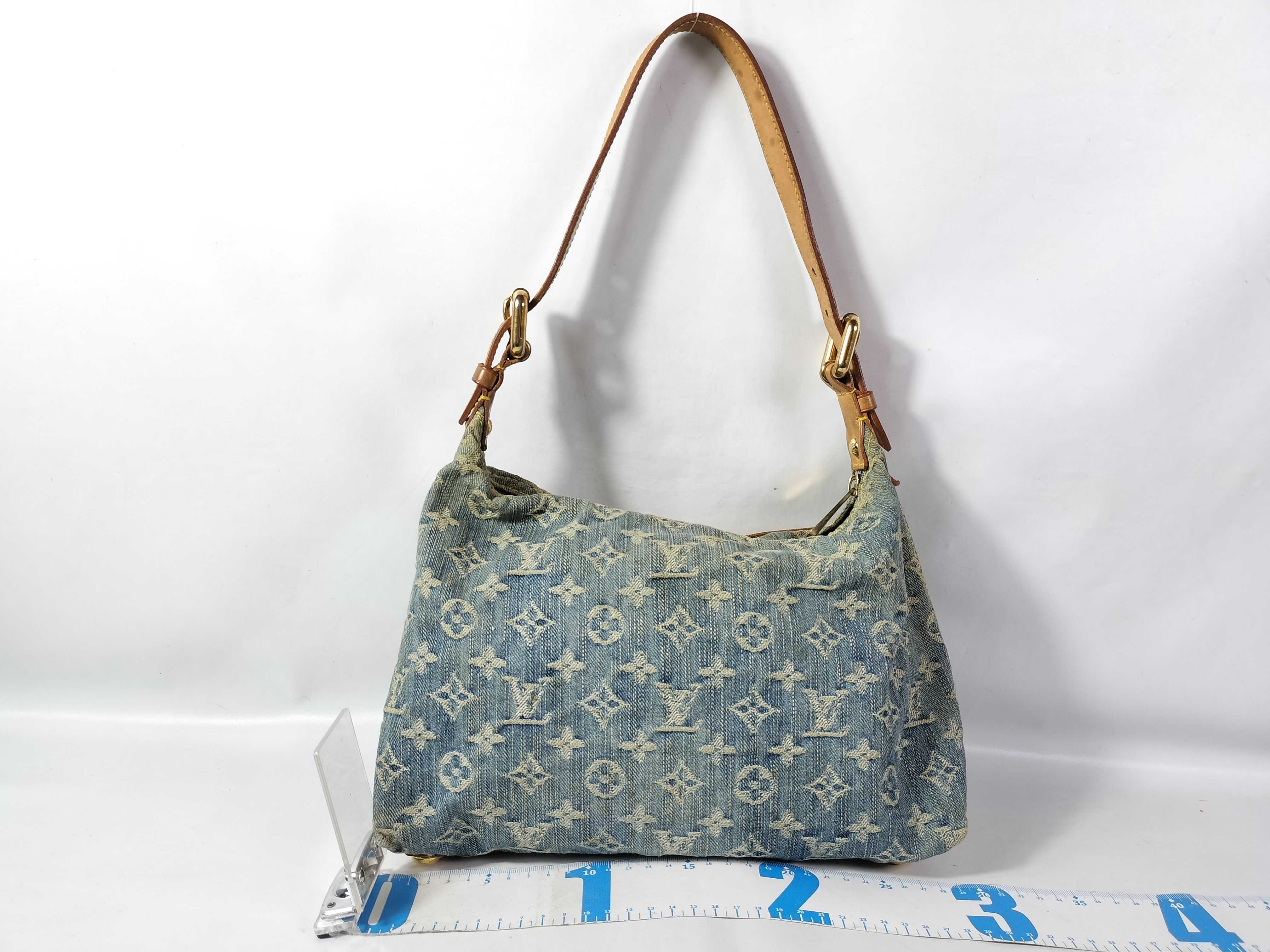 Monogram Denim Baggy PM Shoulder Bag — view 2