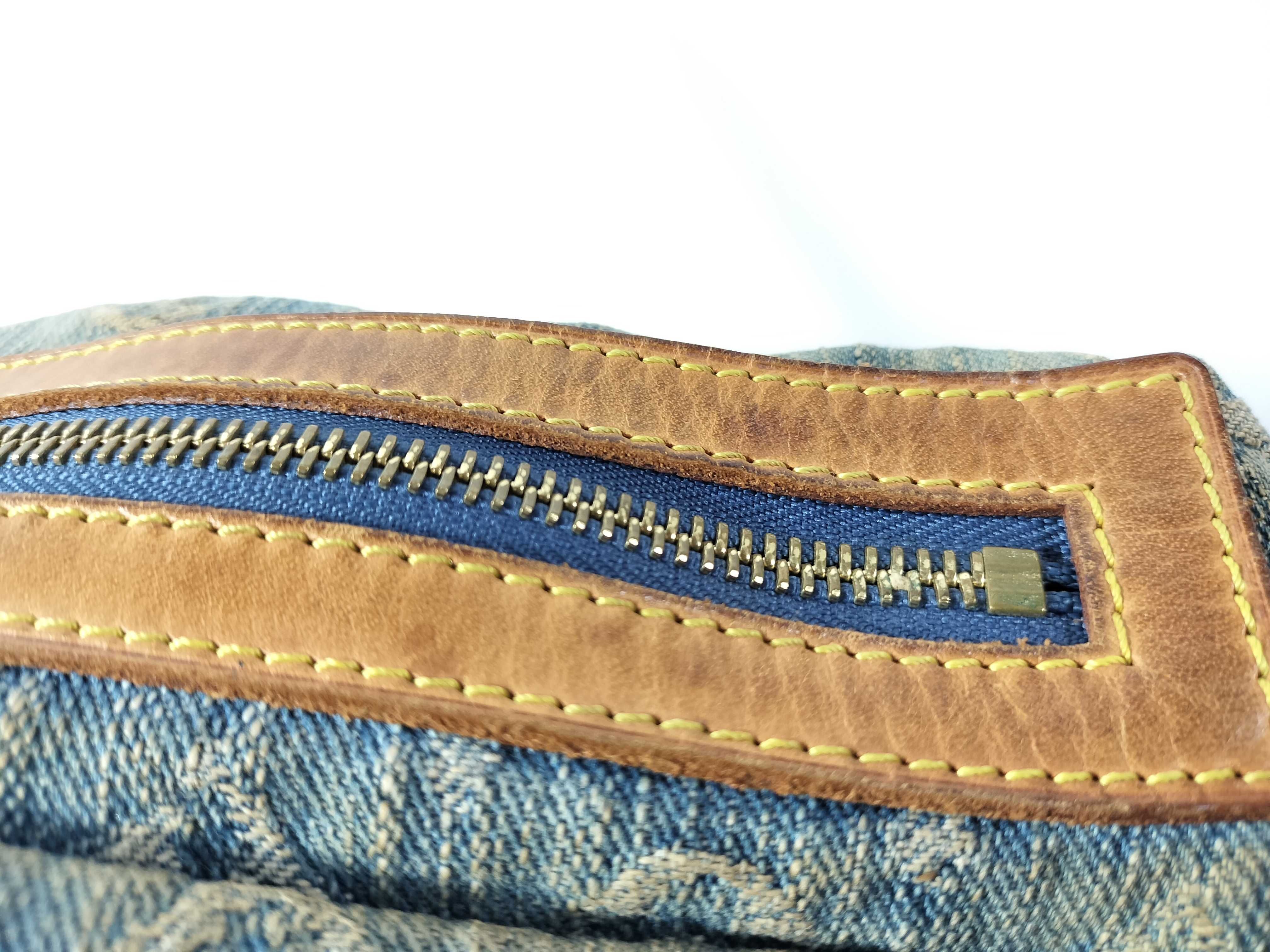 Monogram Denim Baggy PM Shoulder Bag — view 11