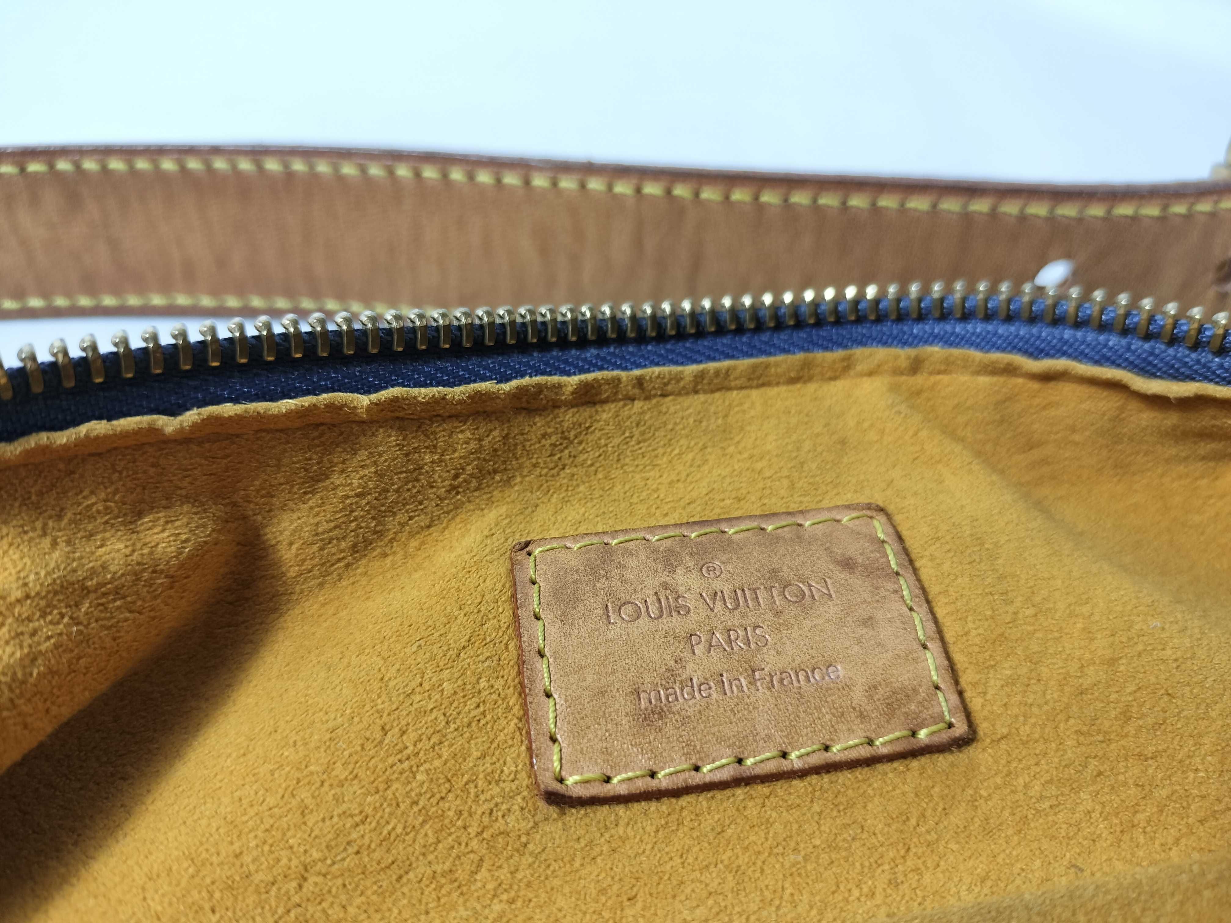 Monogram Denim Baggy PM Shoulder Bag — view 7