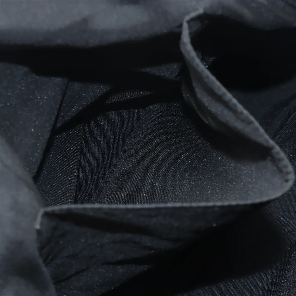 Monster Nylon x Leather Backpack/Rucksack Black 7VZ042 — view 9