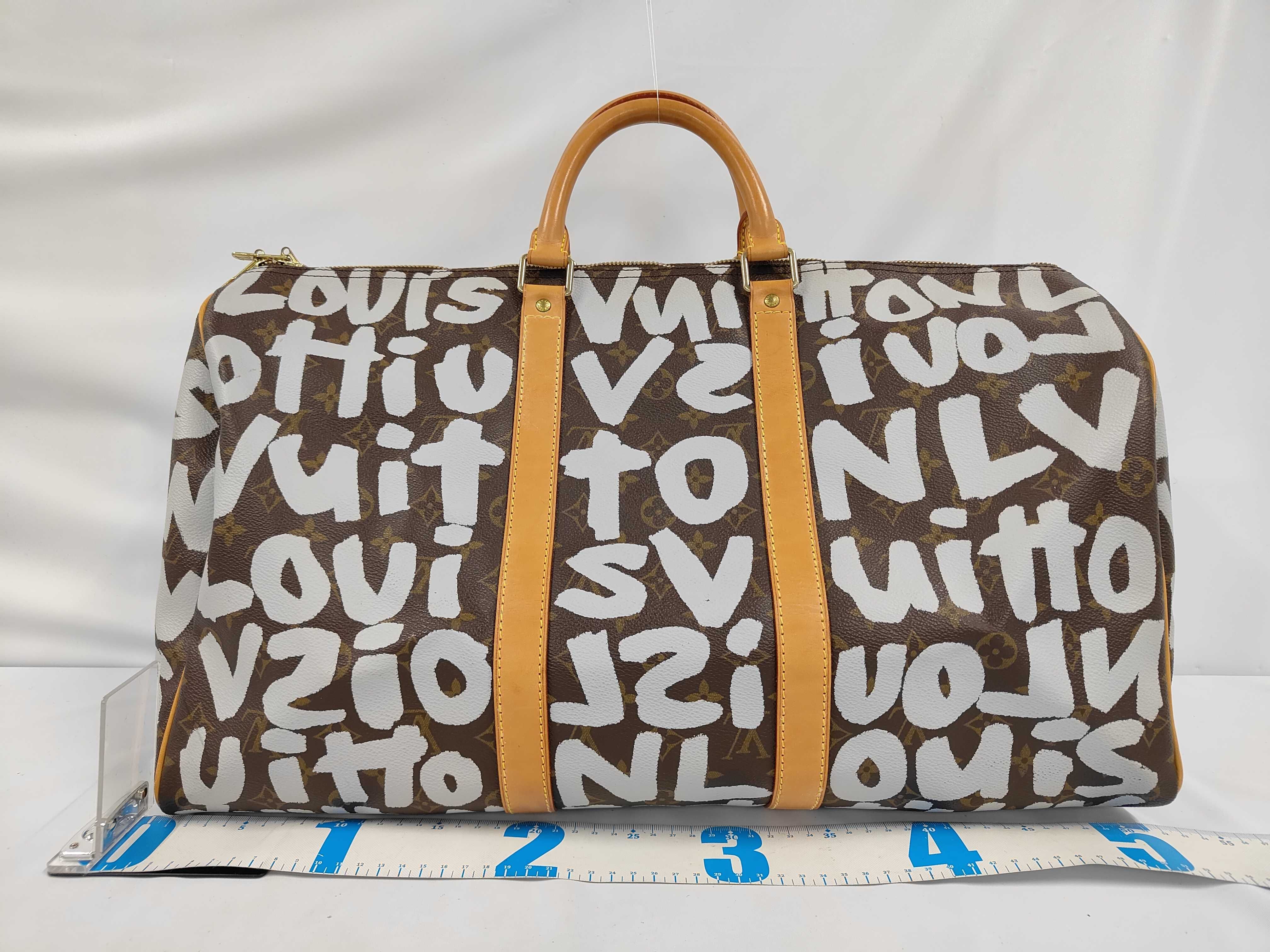 Monogram Graffiti Keepall 50 Boston Bag — view 2