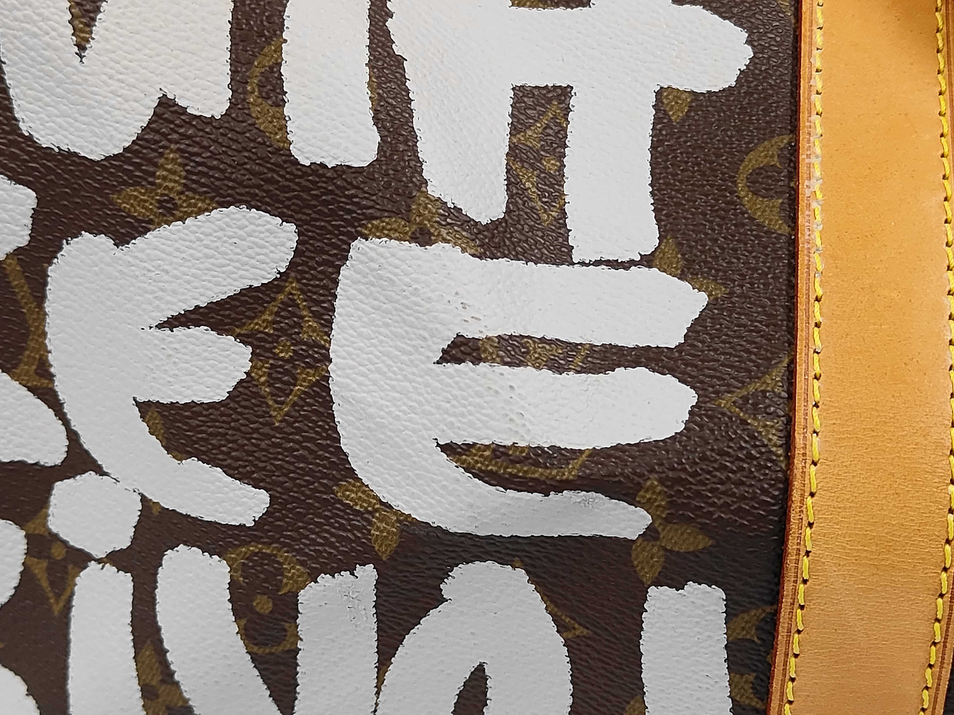 Monogram Graffiti Keepall 50 Boston Bag — view 9