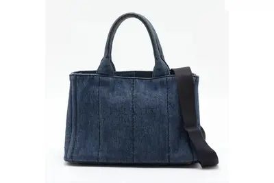 Guarantee included Canapa Denim Blue 2-Way Shoulder Bag
